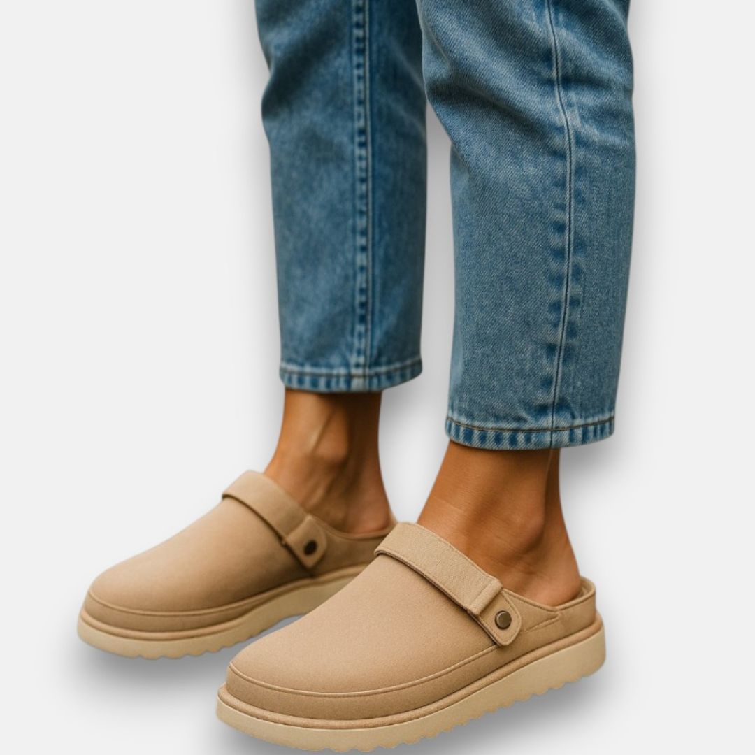 Ancienne Monde | Pantoufles en cuir homme - Confort haut de gamme velours
