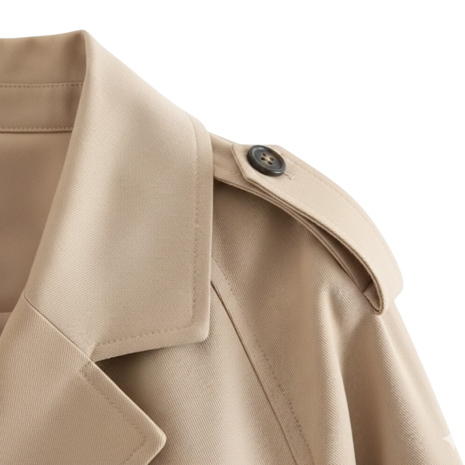 Vintage Short Double-Breasted Trench Coat for Women