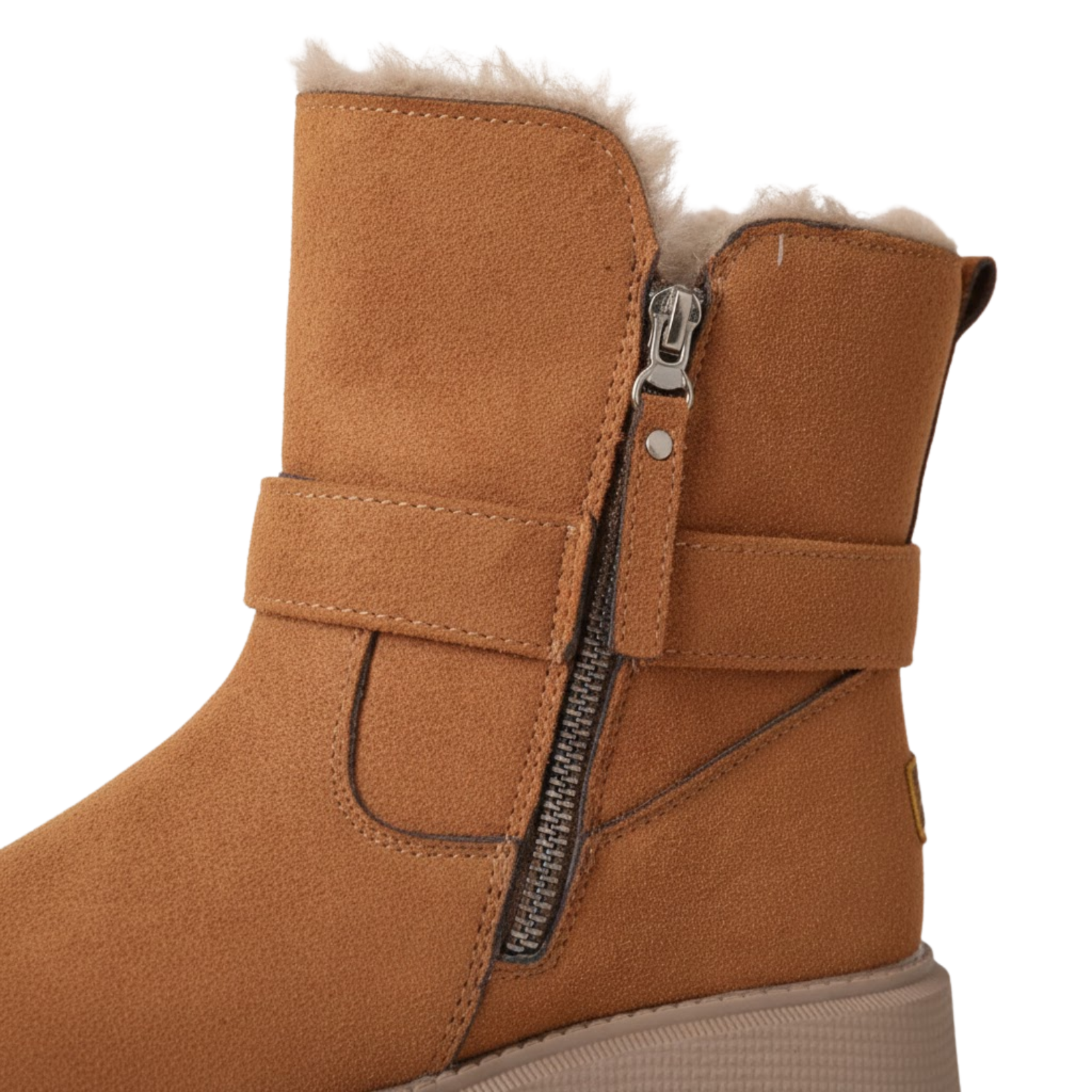 Warm Mid-Calf Snow Boots Winter Rubber Trendy High Boots