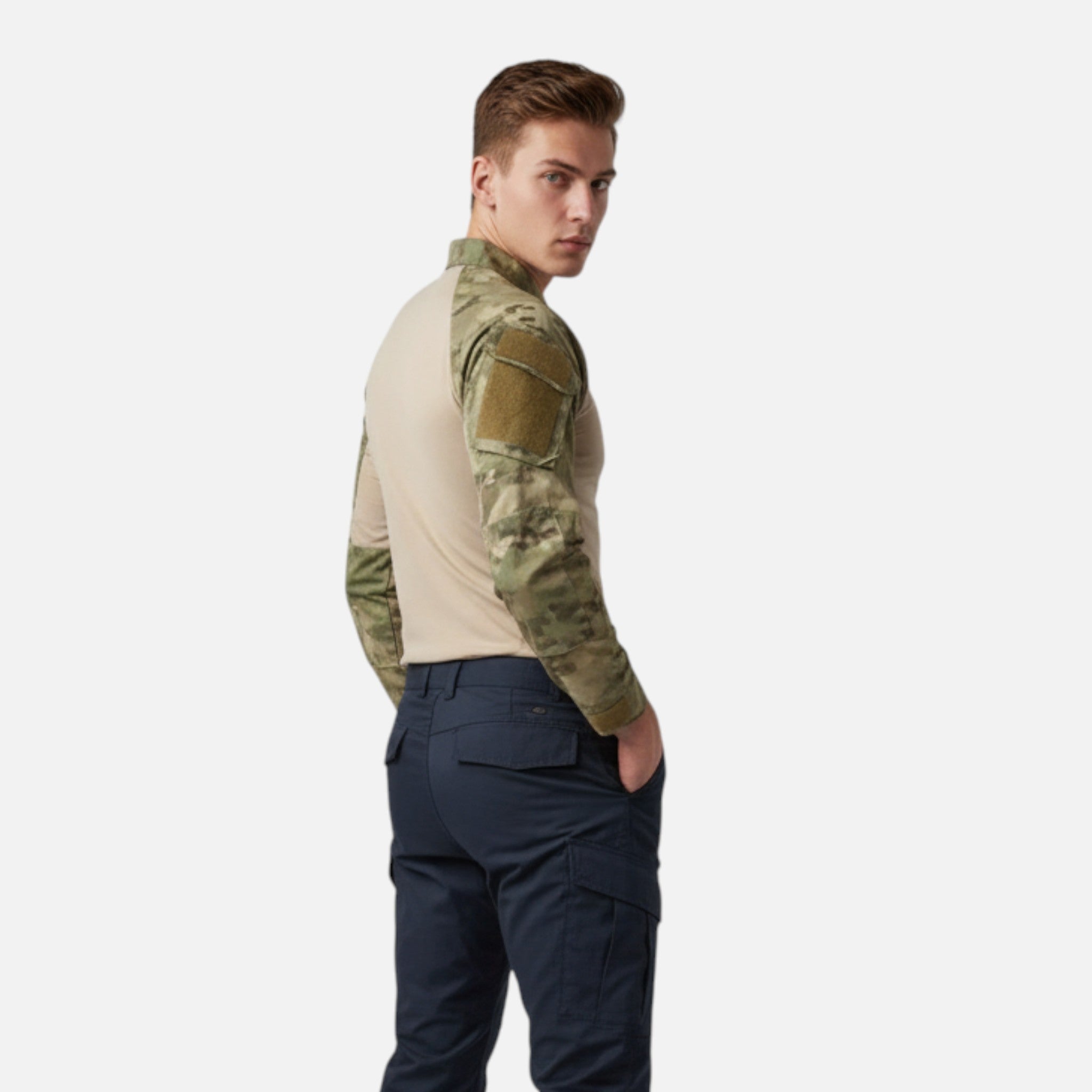 Ancienne Monde | Chemise Tactique Homme en Coton Militaire
