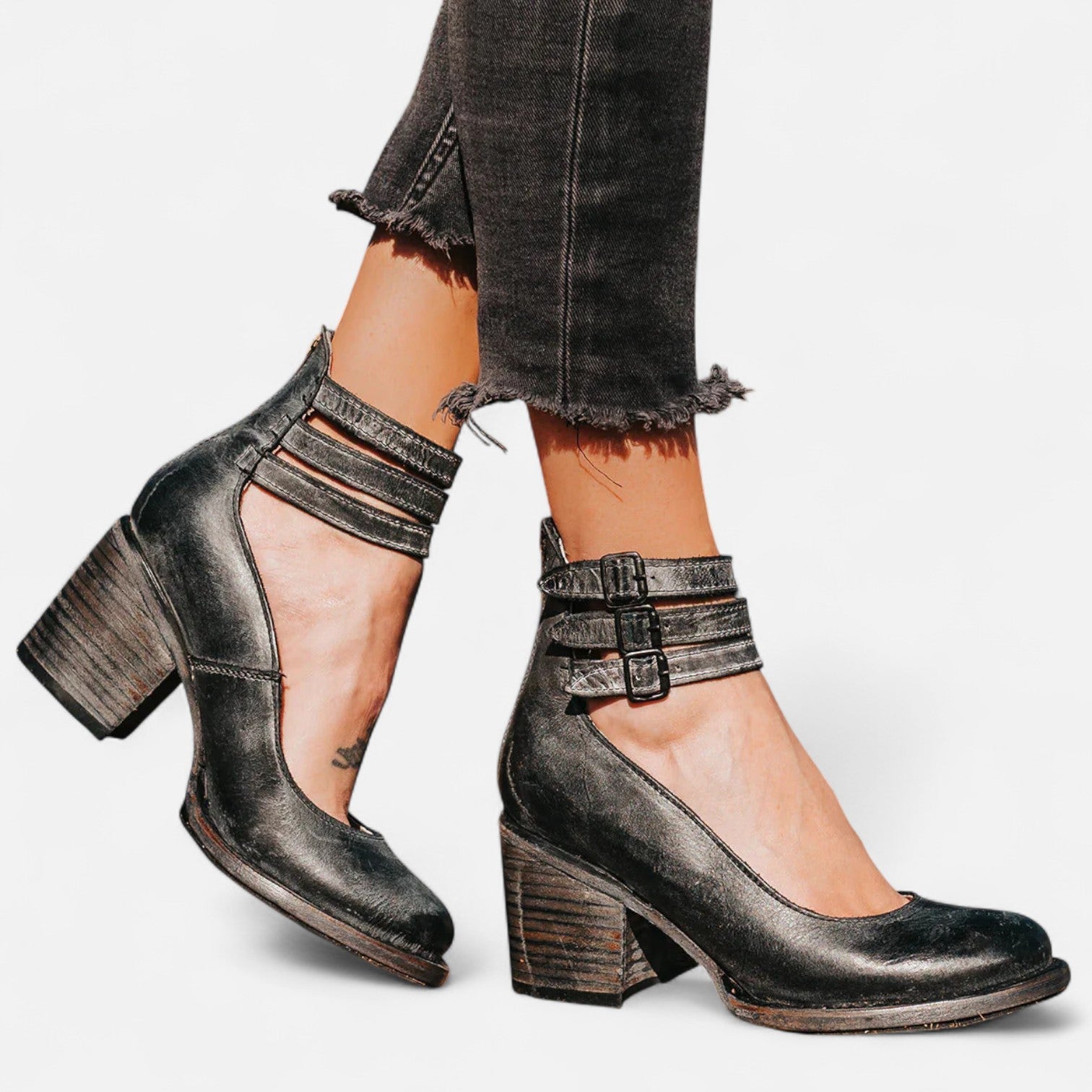 Ancienne Monde | Sandales à Talons pour Femme – Artisanat Intemporel et Élégance au Quotidien