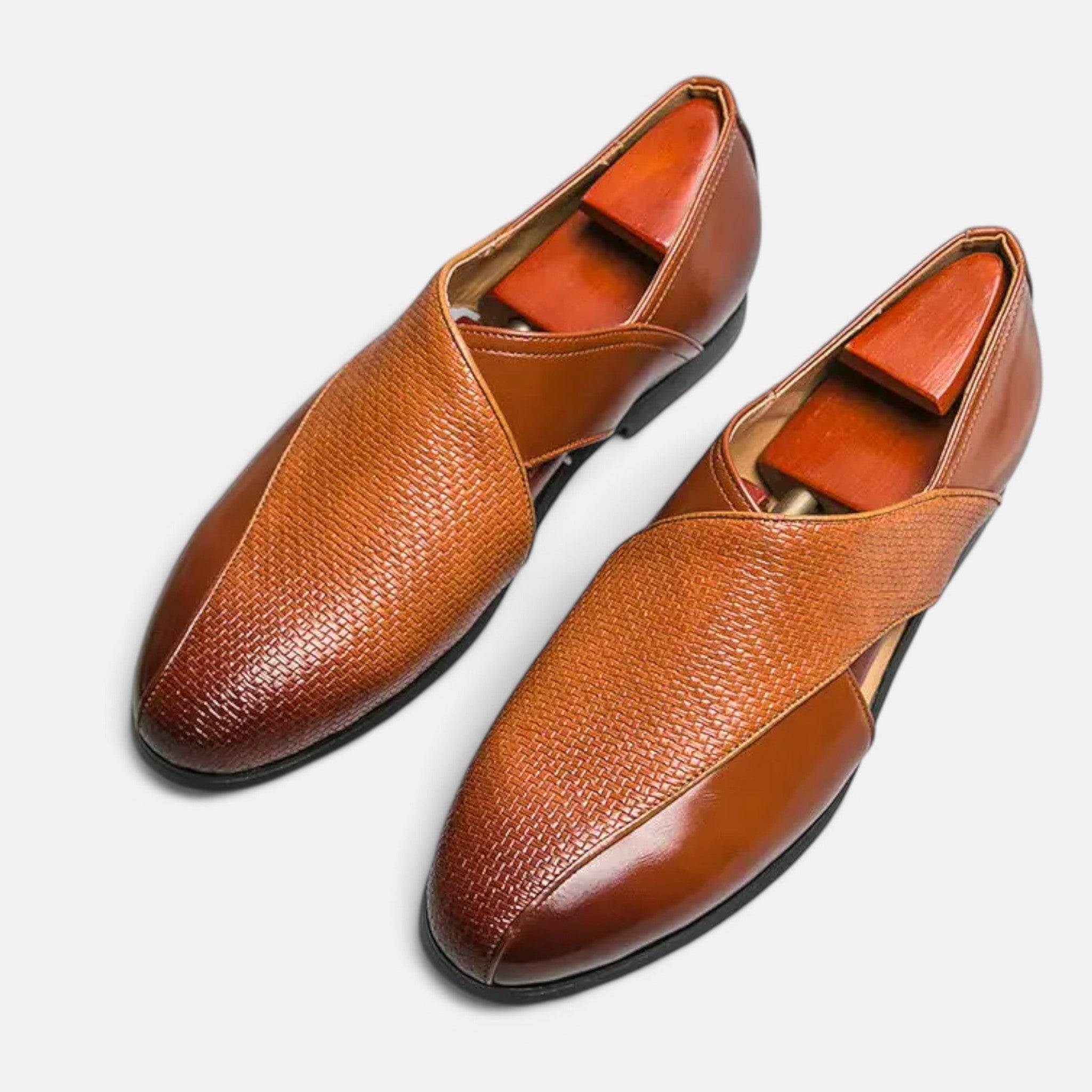 Ancienne Monde | Mocassins Homme en Cuir Véritable Faits Main