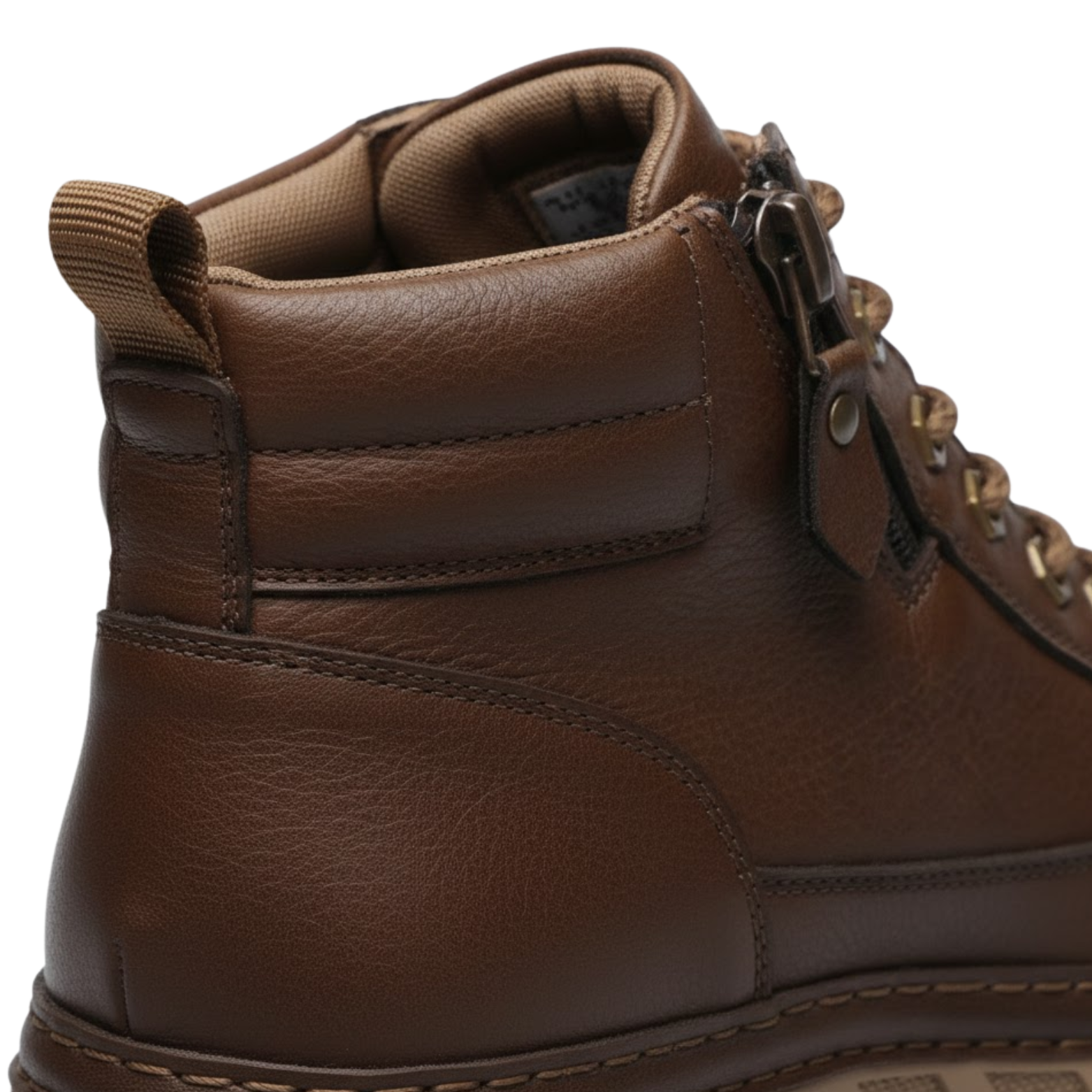 Men's genuine leather boots vintage style casual elegant sturdy