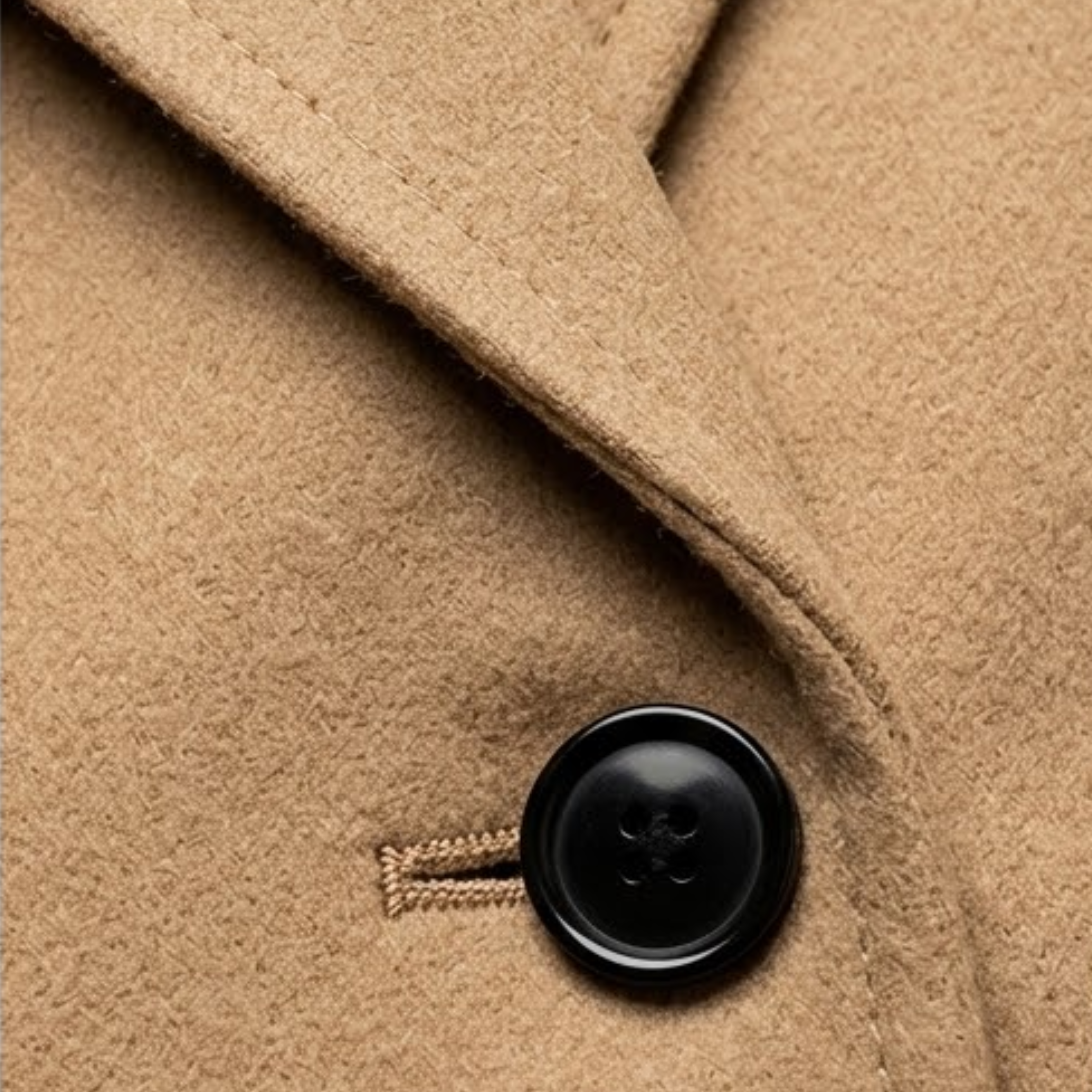 Blazer à Revers avec Poche et Bouton Unique pour Femmes avec Manches Longues