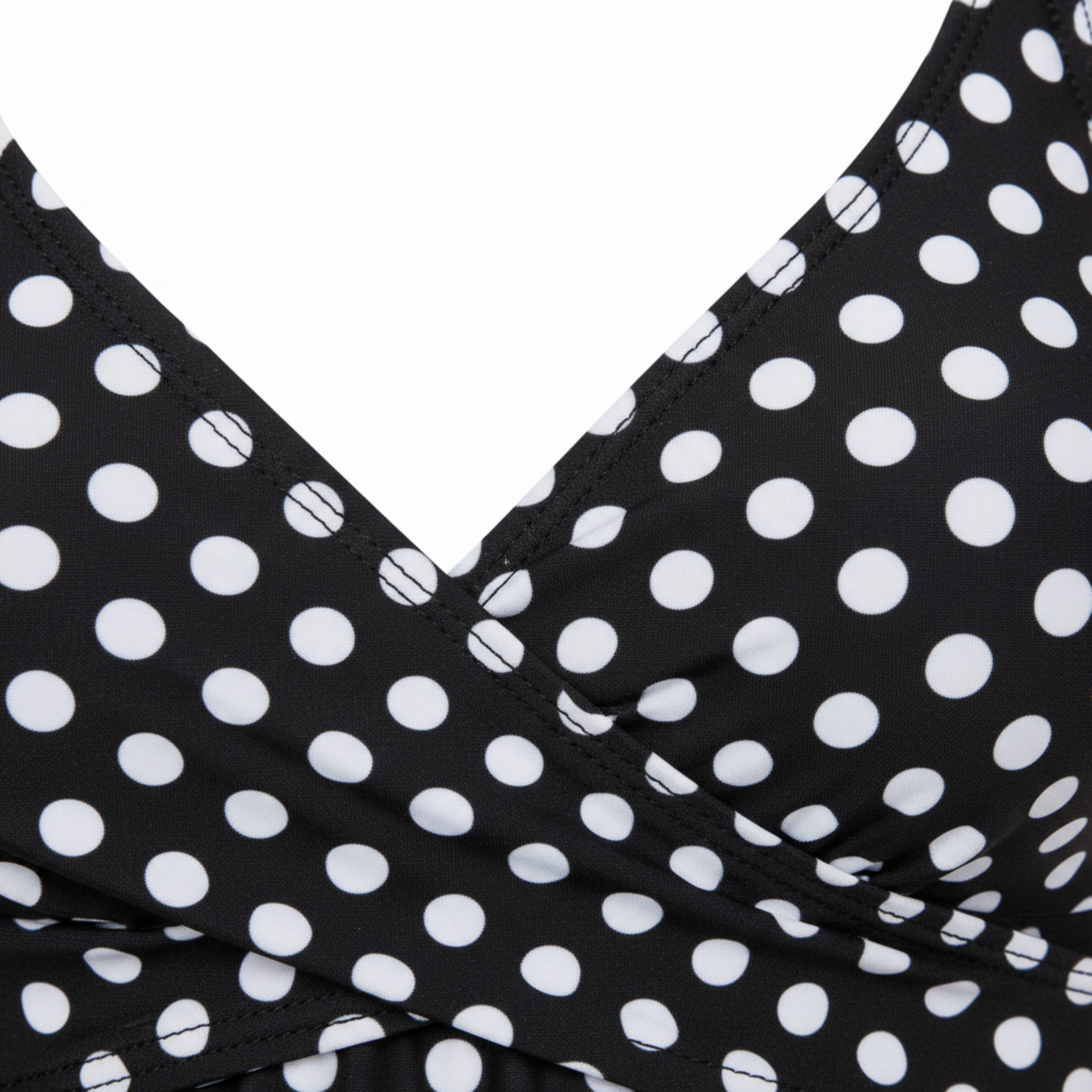 Polka Dot Tankini Bathing Set with Swim Shorts