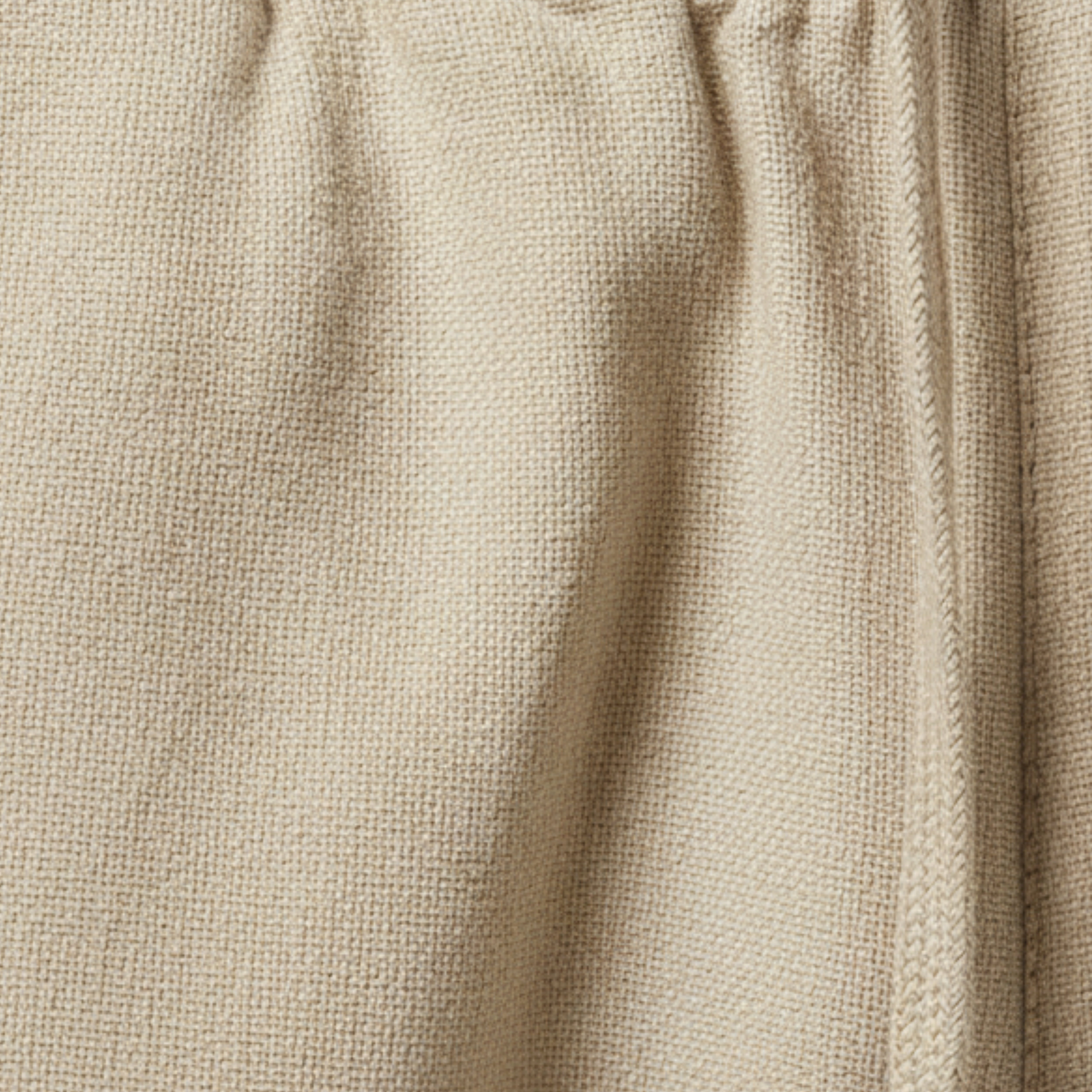 Pantaloni in Cotone e Lino da Uomo con Vita Elastica e Taglio Dritto Casual