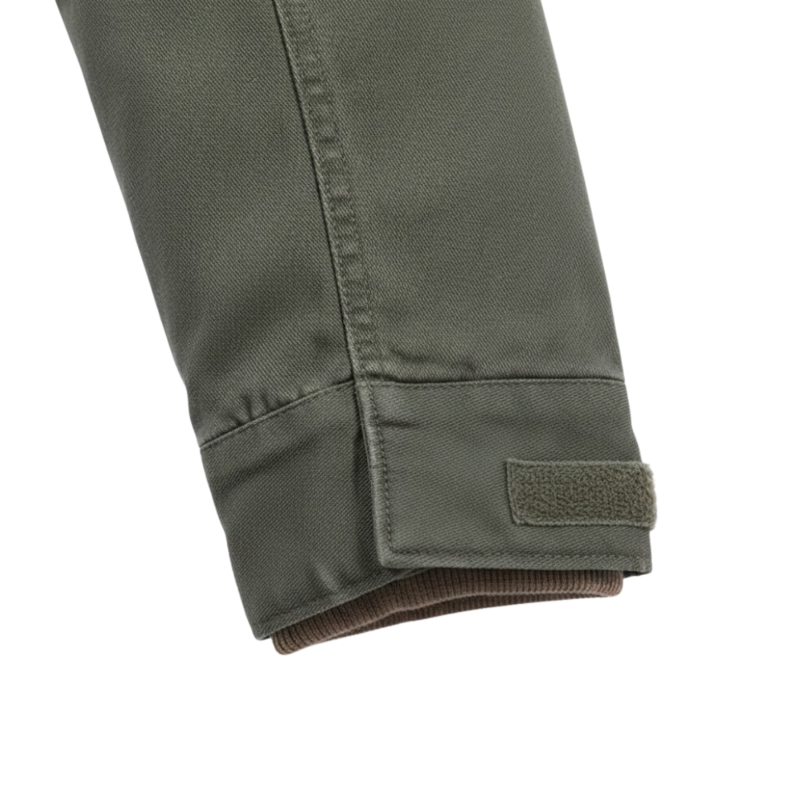 Parka Homem Militar em Algodão Lavado e Polar Grosso