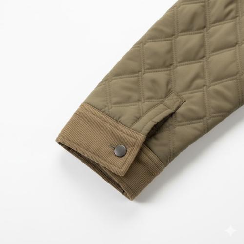 Cardigan da uomo in pile soffice a quadri diamante