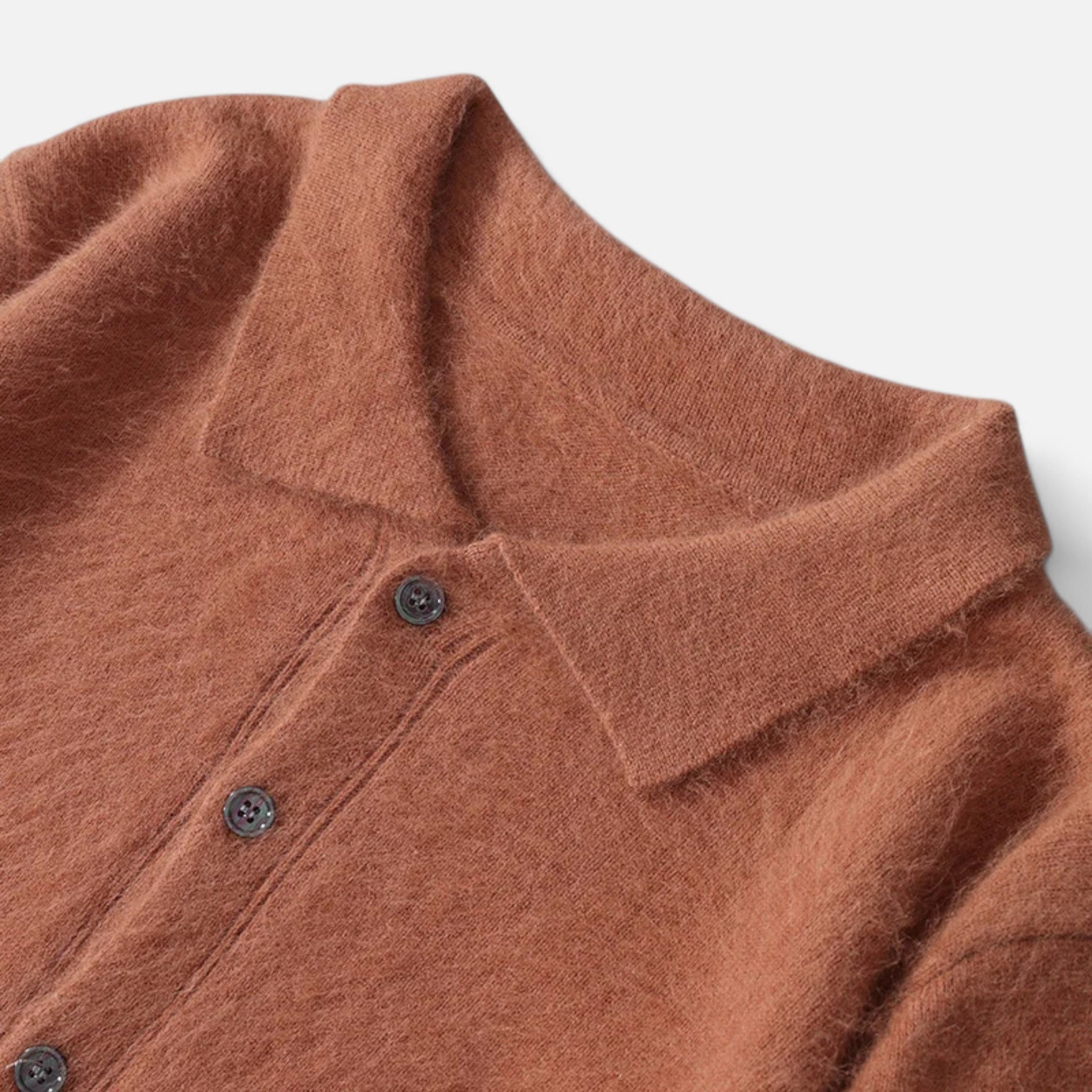 Ancienne Monde | Pull Veste Homme Col Polo Intemporel