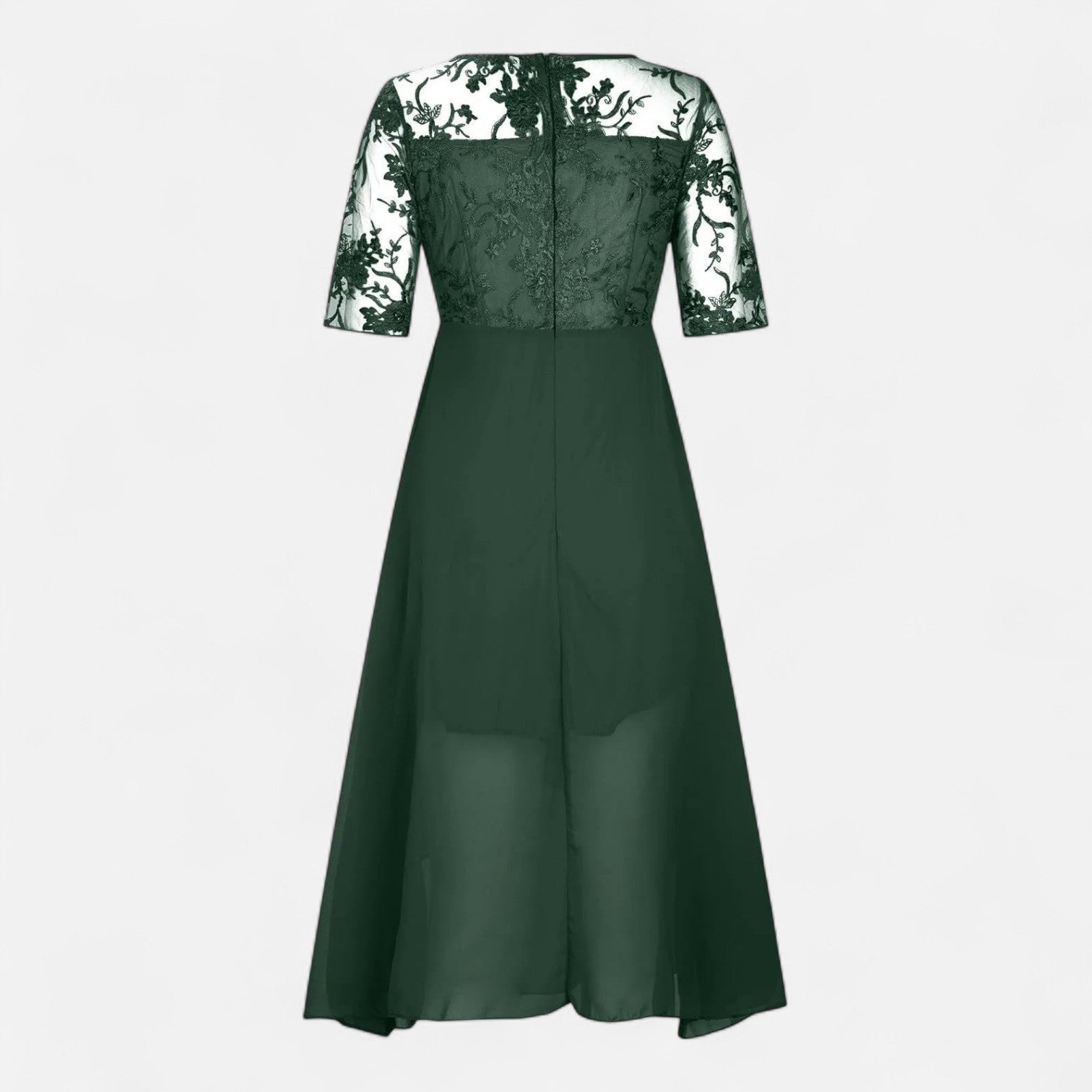 Ancienne Monde | Robe Élégante d’Été Longueur Thé pour Femme – Grâce Intemporelle du Jour au Soir