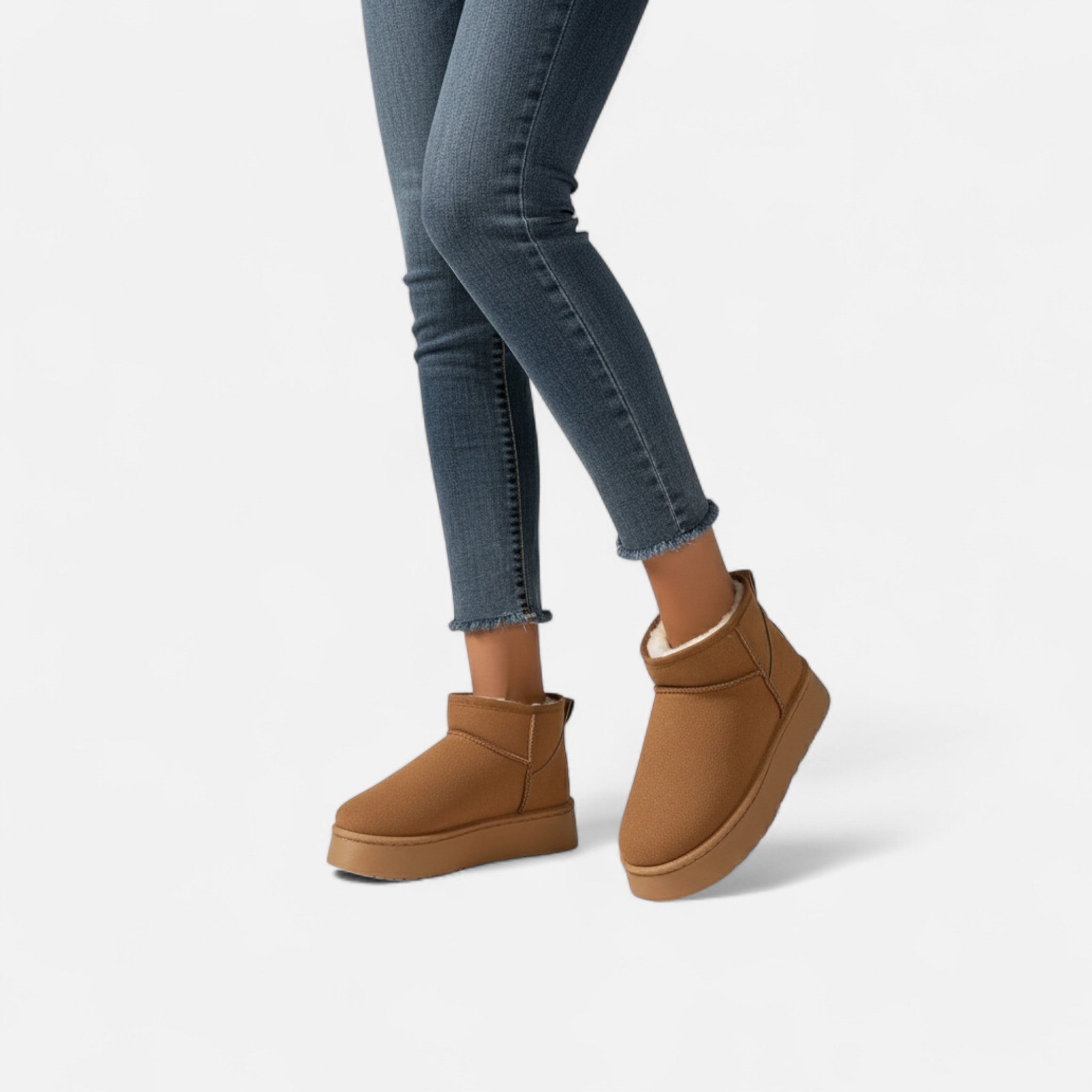 Ancienne Monde | Bottines Hiver Suédine et Doublure Chaude