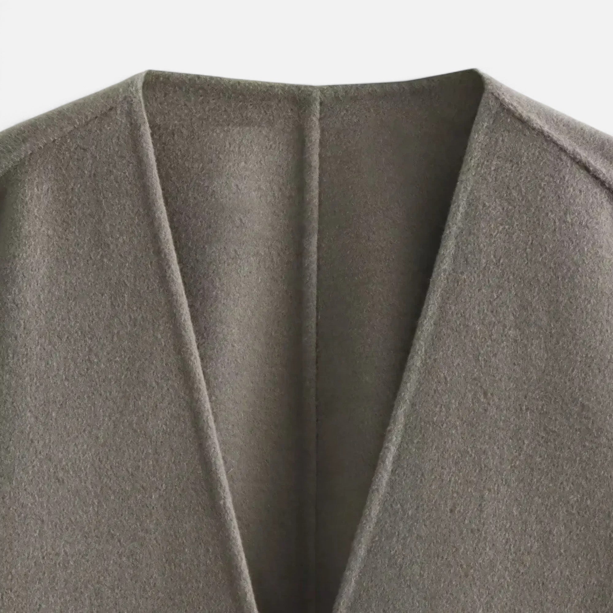 Ancienne Monde | Veste Kimono Femme Laine Col V
