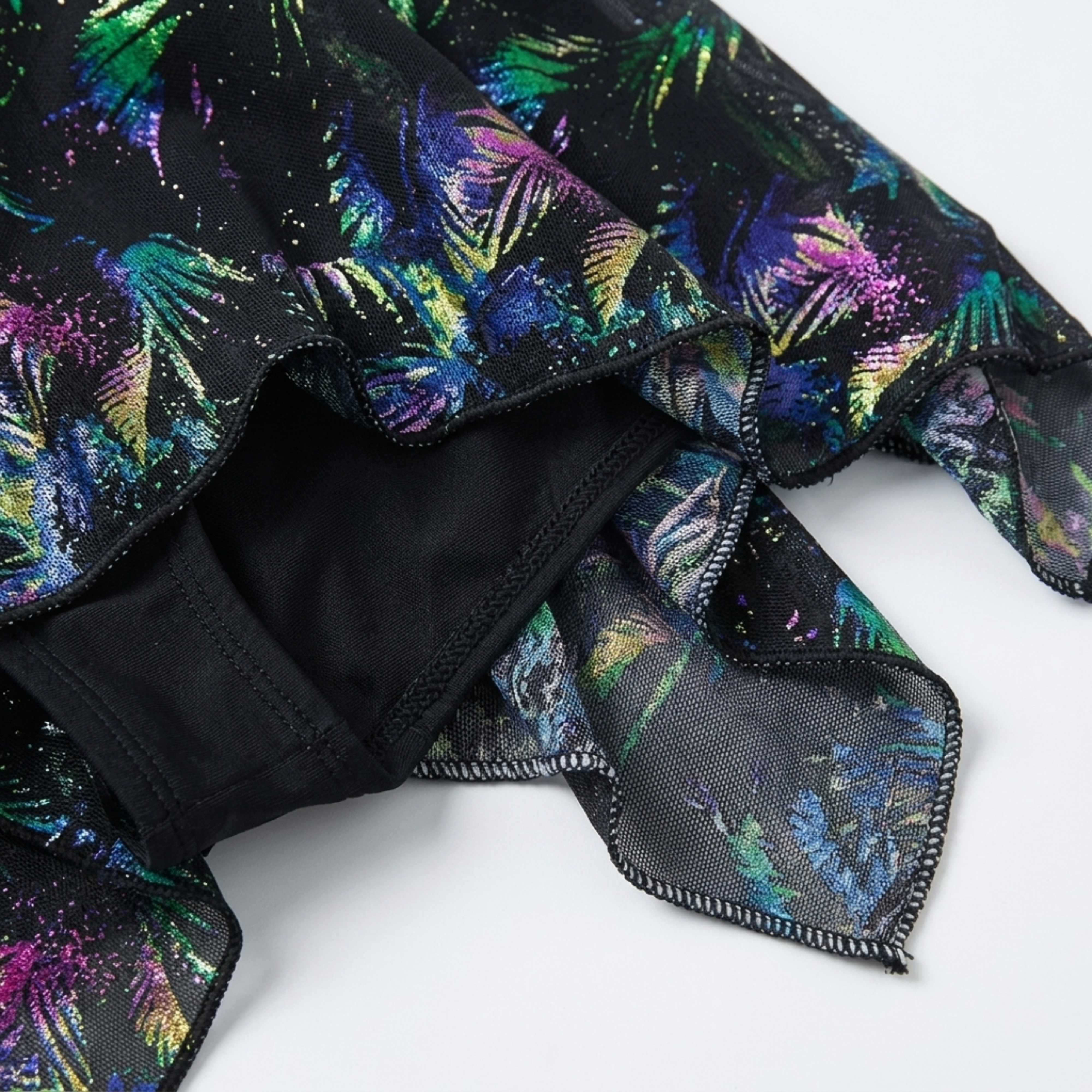 Vestito da bagno taglia grande per donna con gonna integrata stampata