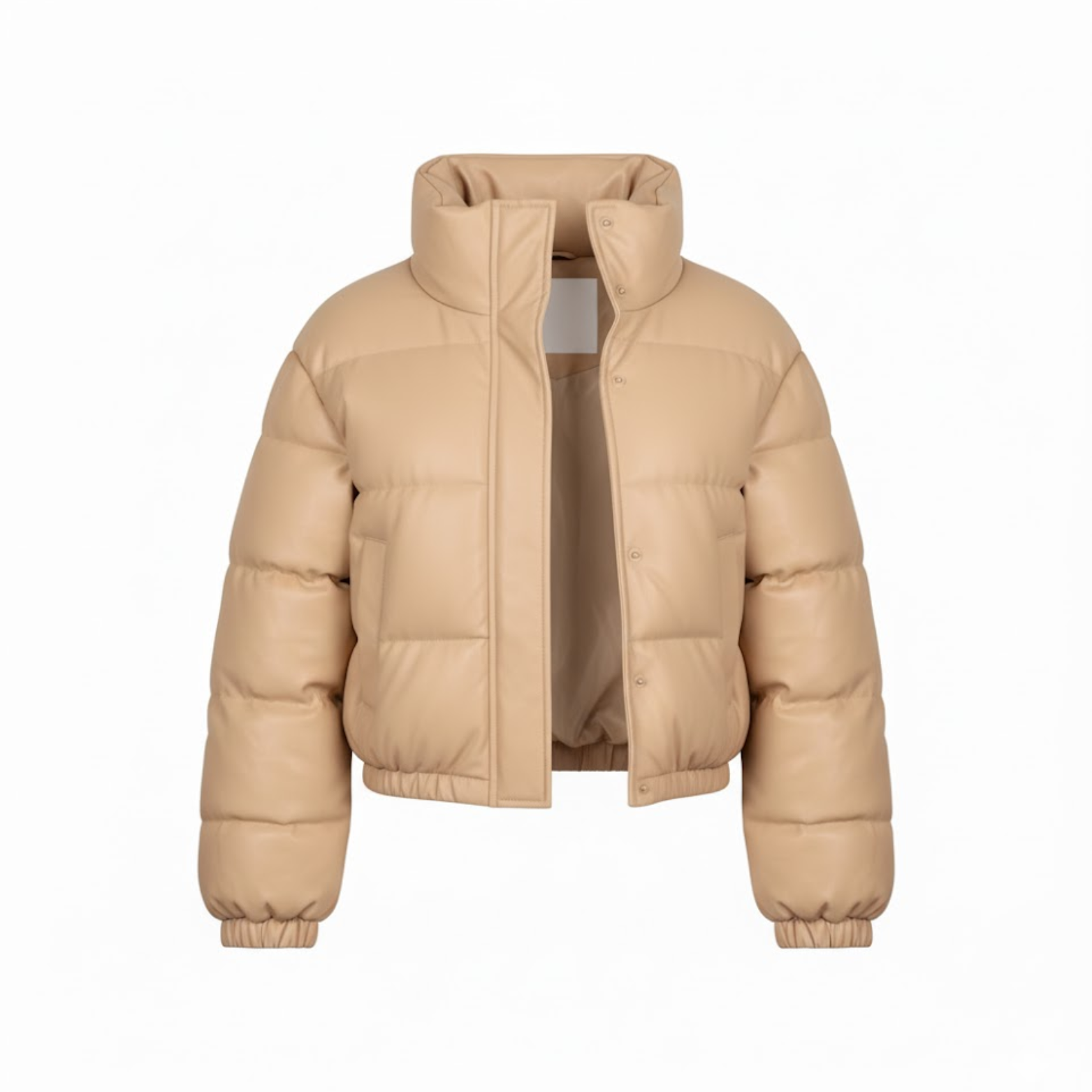 Veste d’Hiver Femme Élégante Épaisse et Chaude en Similicuir