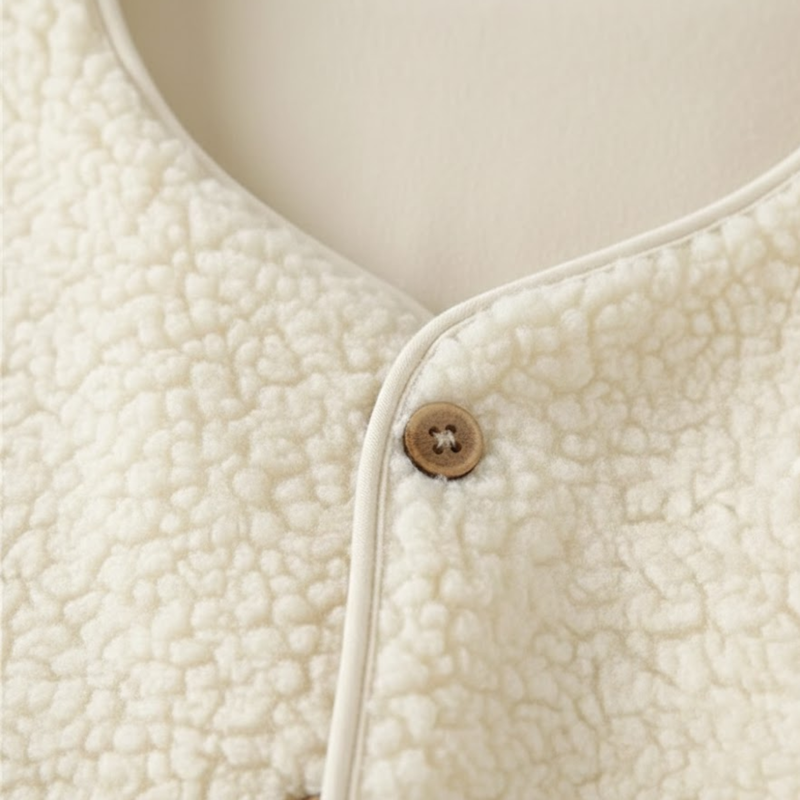 Women's Sleeveless Teddy Fleece Vest Outerwear