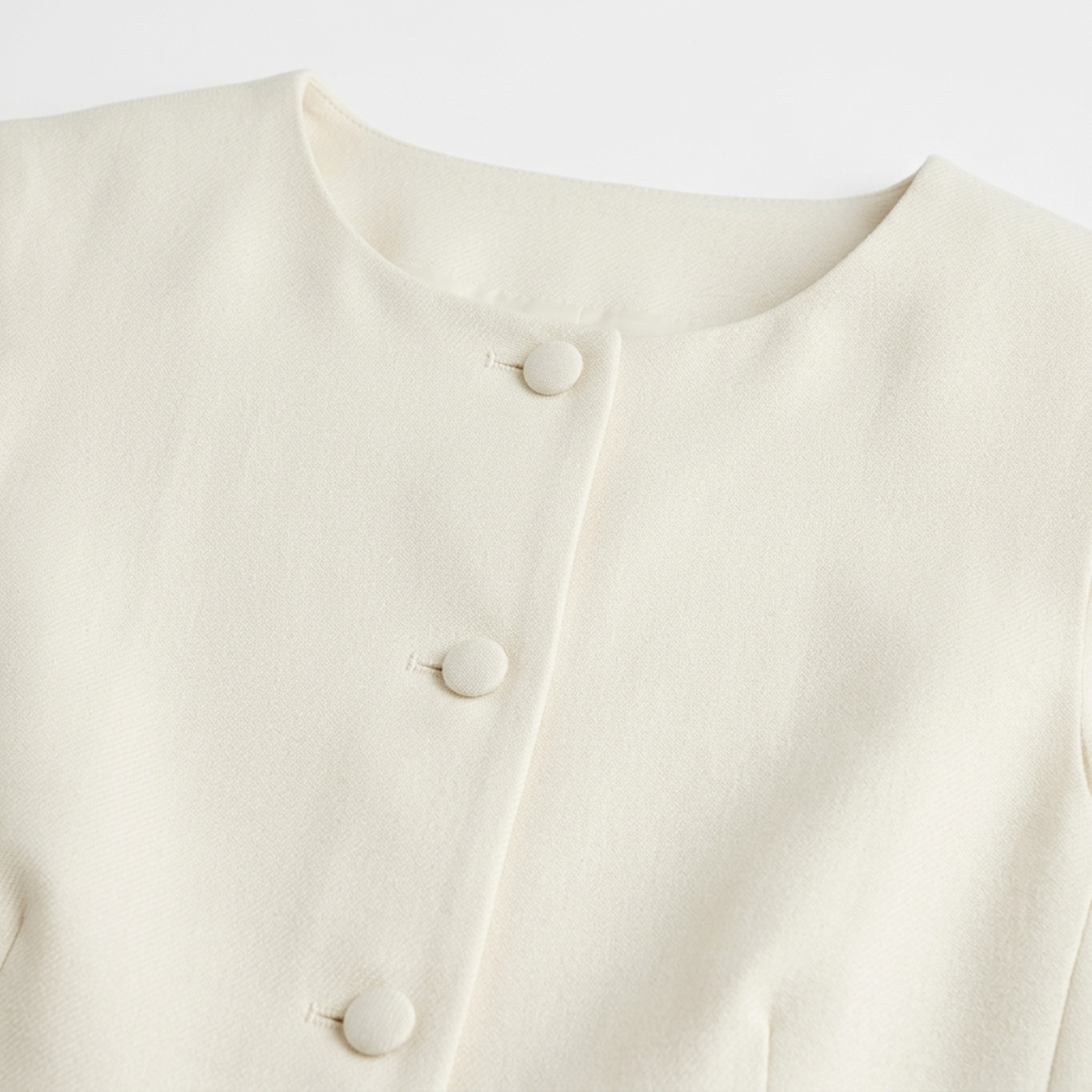 Conjunto feminino calças largas — top sem mangas estruturado — meia estação