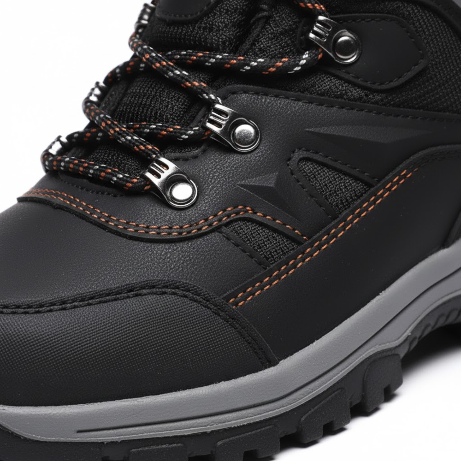 Bottes de randonnée pour homme chaussures de marche fourrées antidérapantes