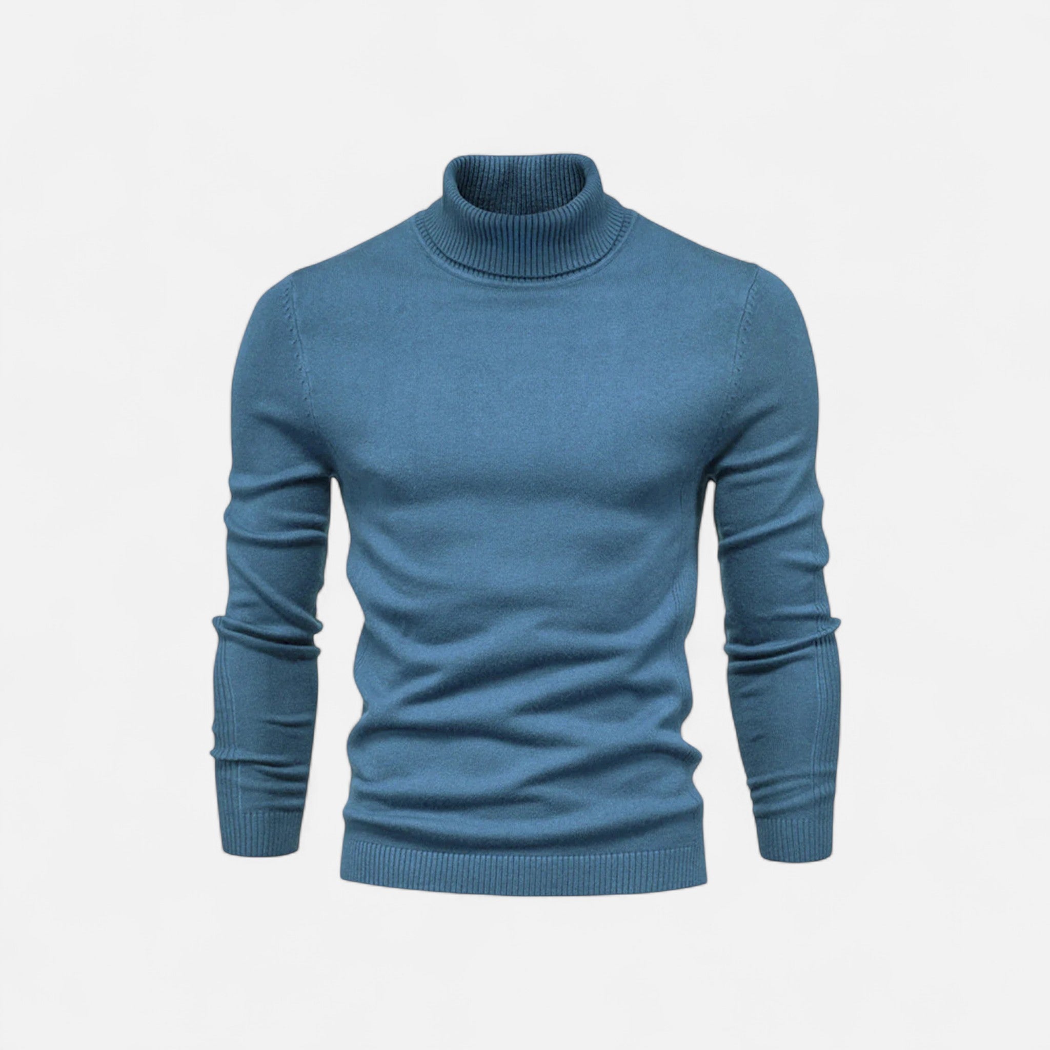 Ancienne Monde | Pull Col Roulé Homme en Coton Premium