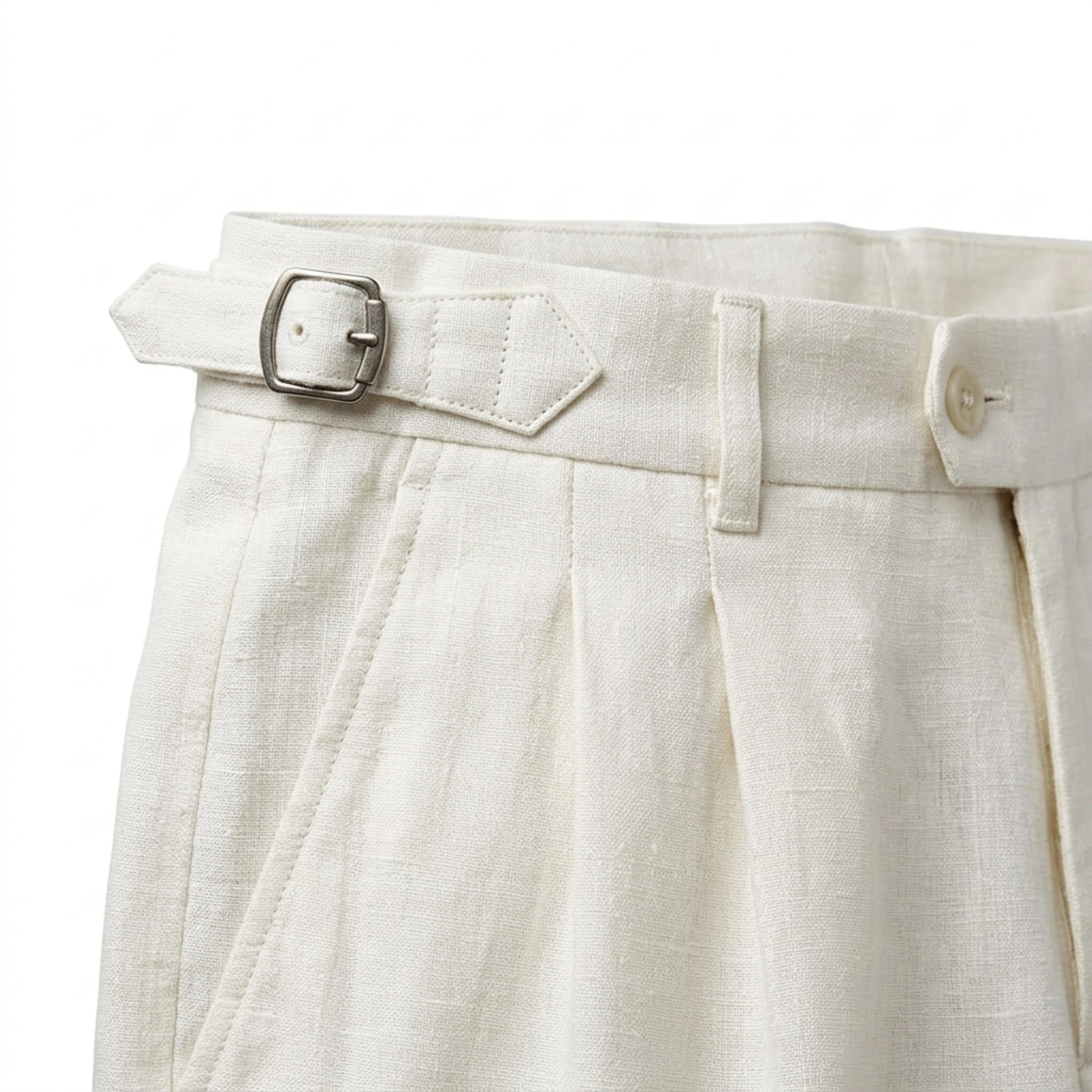 Men's dress pants — 100% linen — double pleat — formal ceremonies