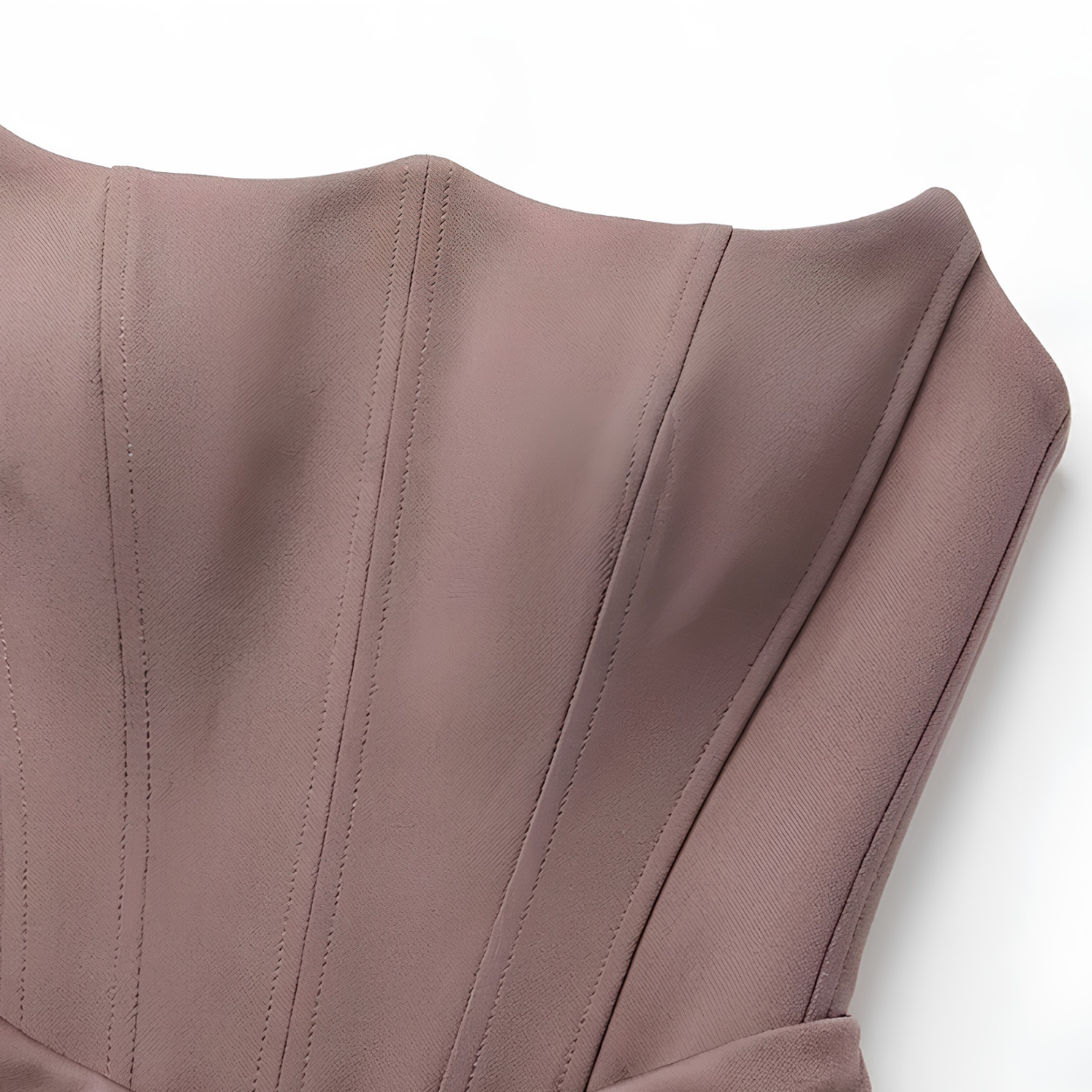 Rochie maxi bodycon cu bustier și pliuri strategice pentru femei
