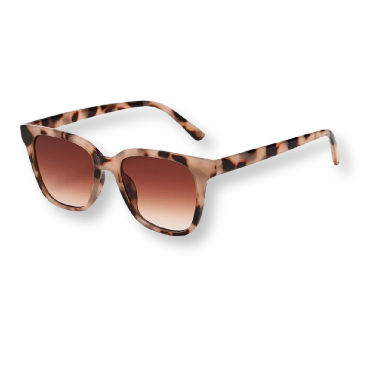Oversized Square Sunglasses for Women with Thick Frame and Tinted Lenses