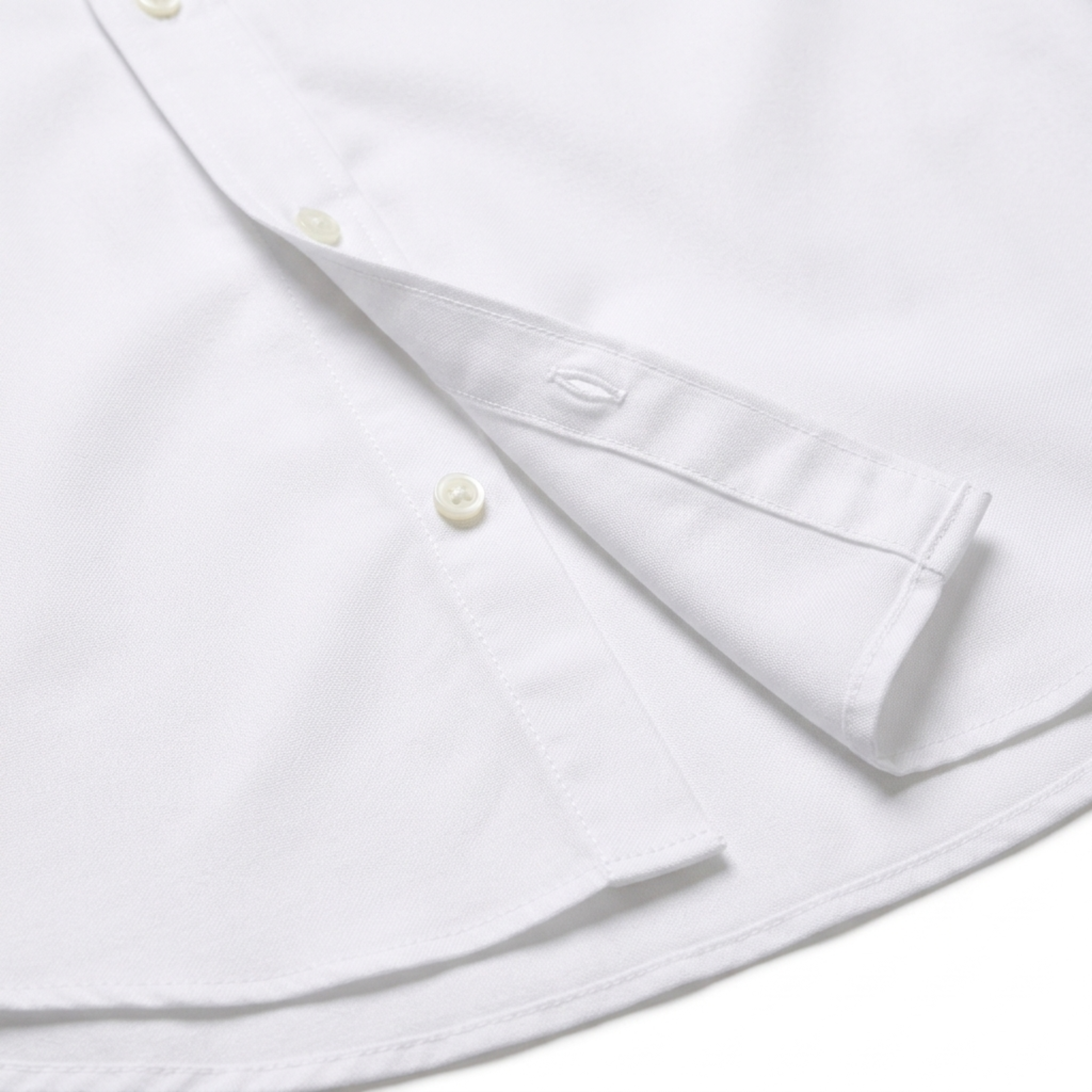 Men's button-down shirt — long sleeves and pointed collar — formal occasion
