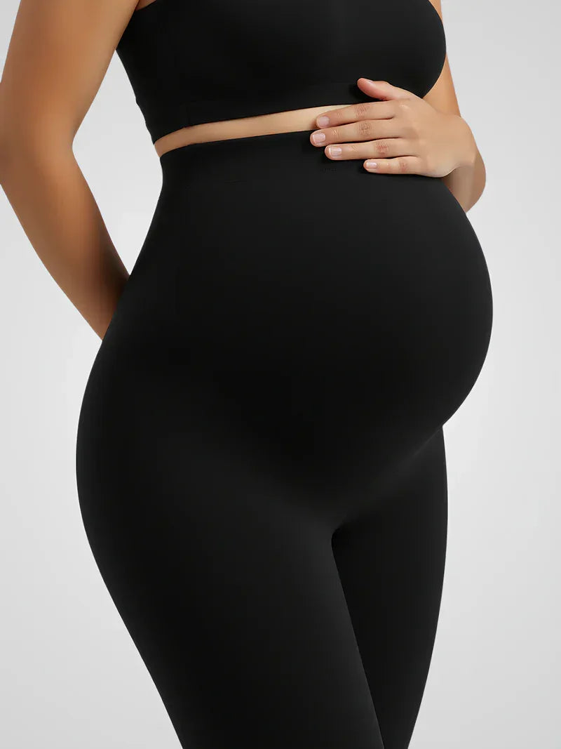 Legginsy do jogi dla kobiet w ciąży z wysokim stanem