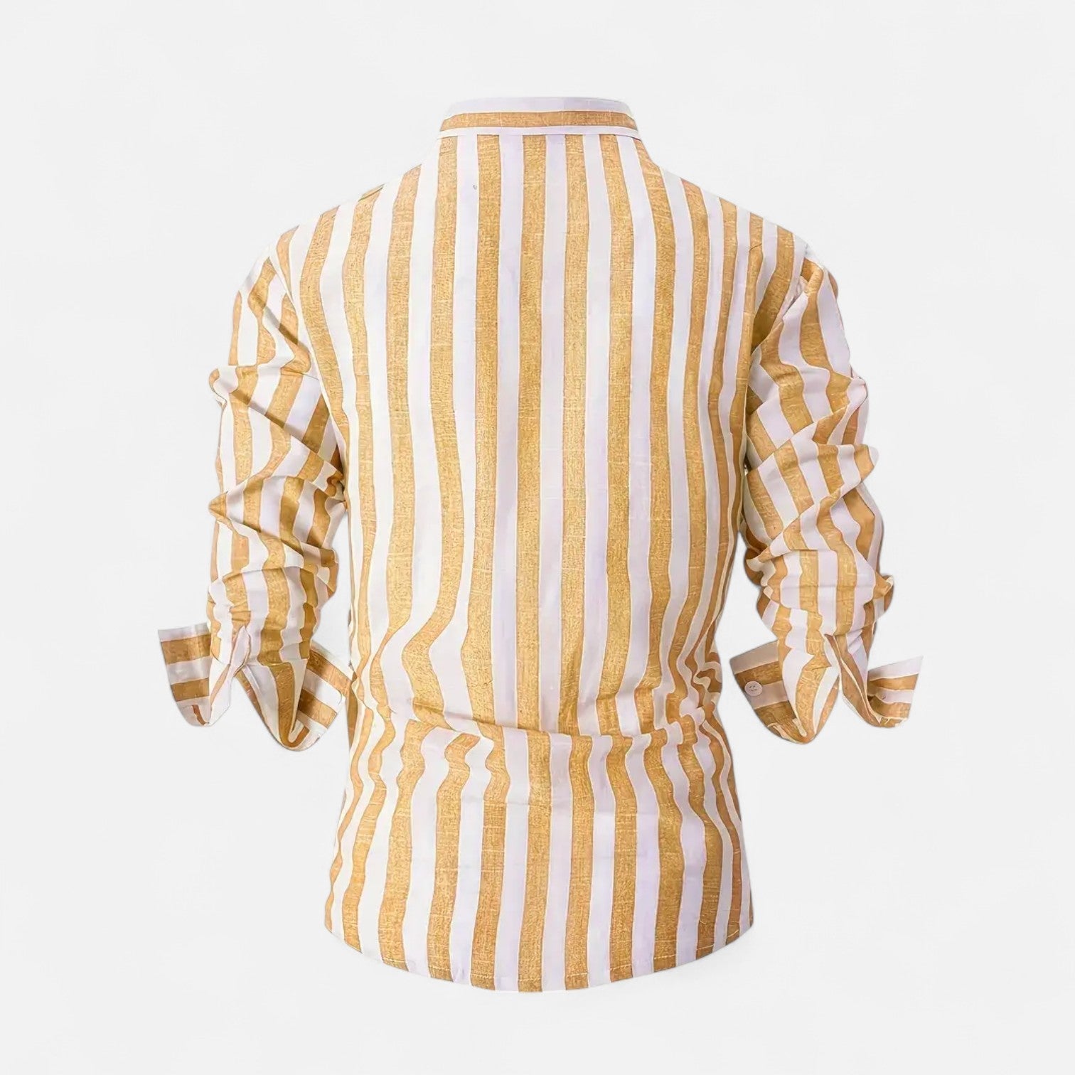 Ancienne Monde | Chemise Rayée à Boutons pour Homme – Sophistication Tailleur
