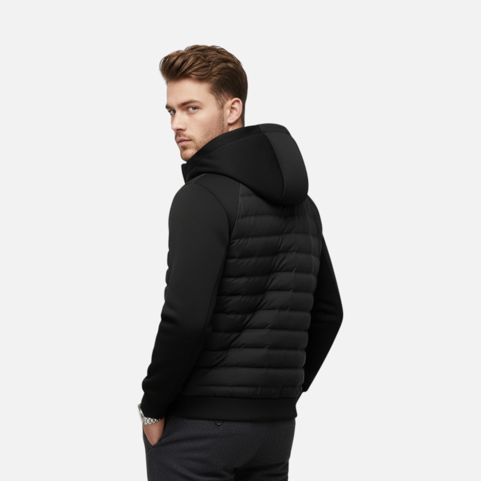 Ancienne Monde | Piumino Leggero Uomo con Cappuccio
