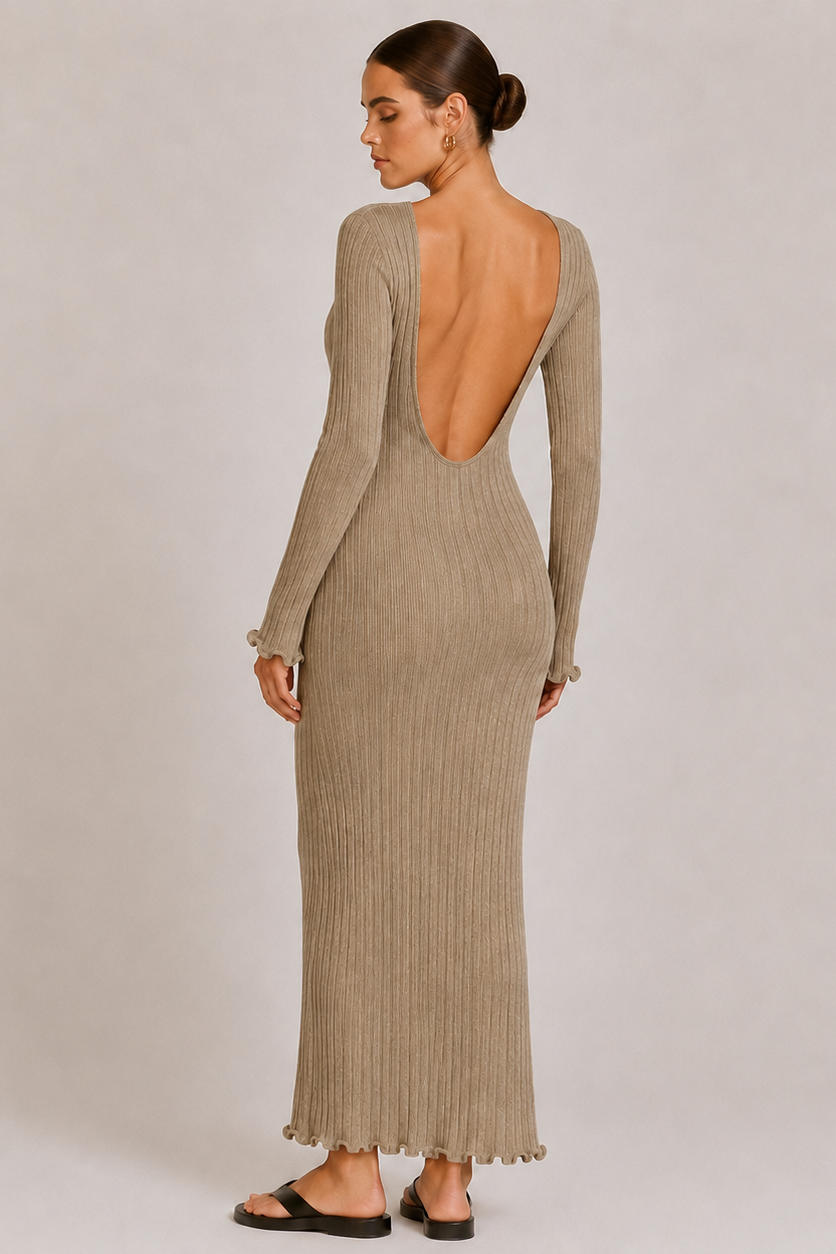 Women's Cotton Bodycon Maternity Dress