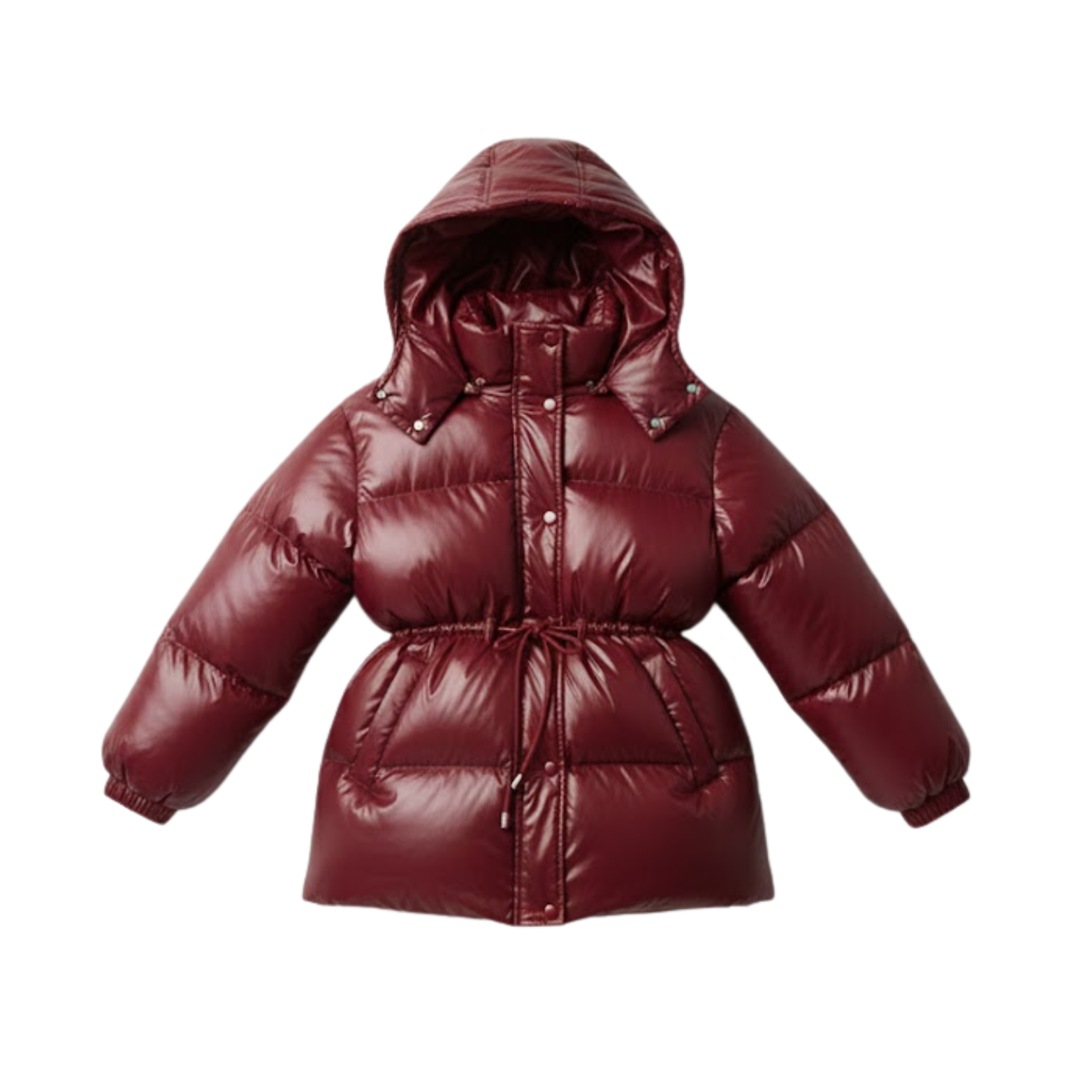 Veste Femme Chaude Épaissie en Coton avec Capuche Amovible