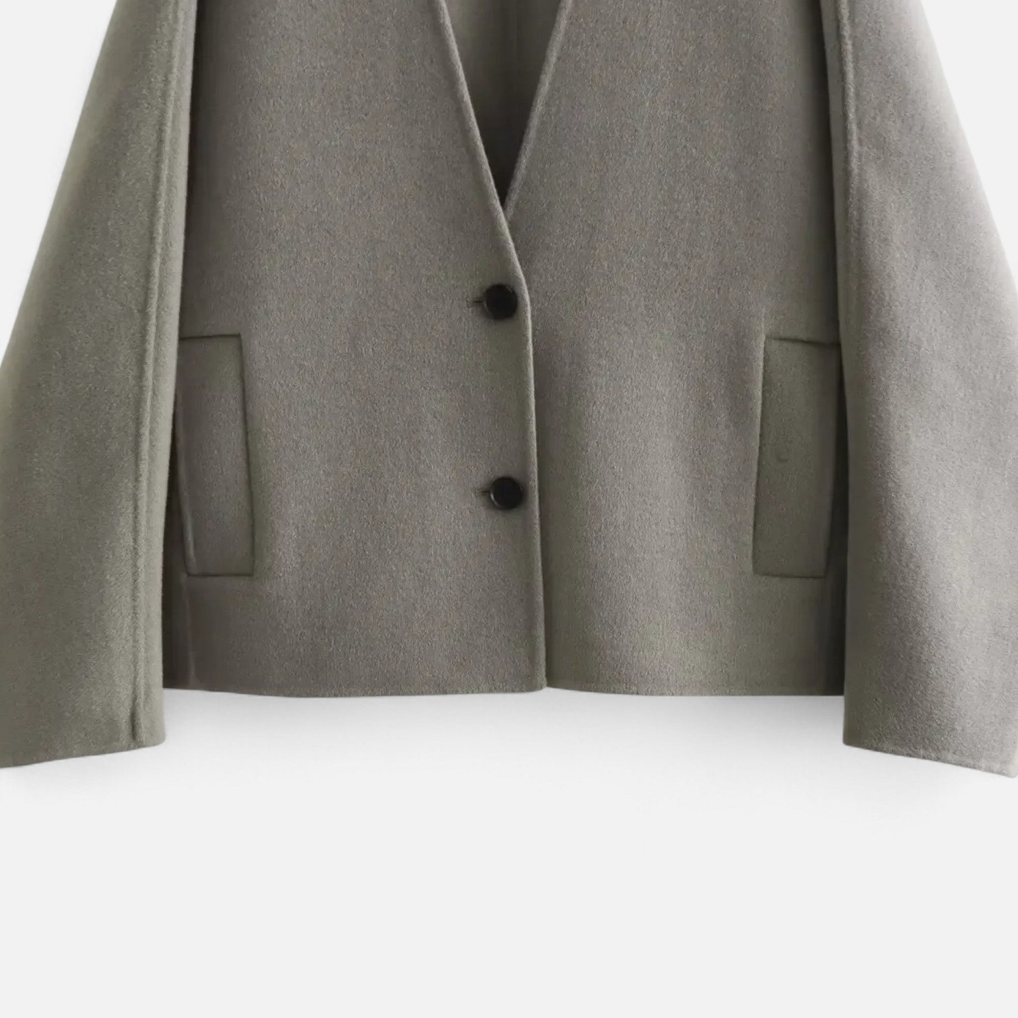 Ancienne Monde | Veste Kimono Femme Laine Col V