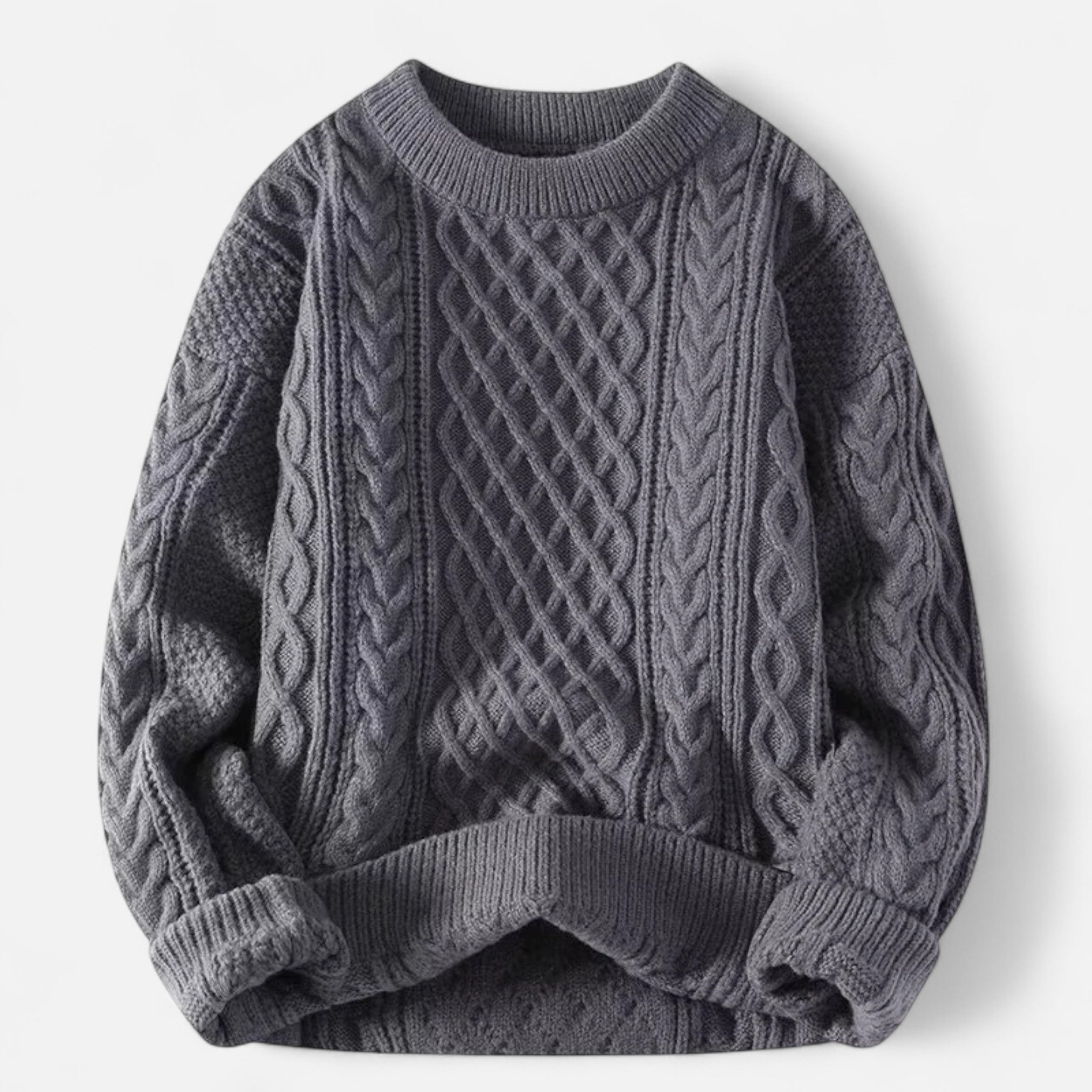 Ancienne Monde | Pull Homme Classique en Laine Premium