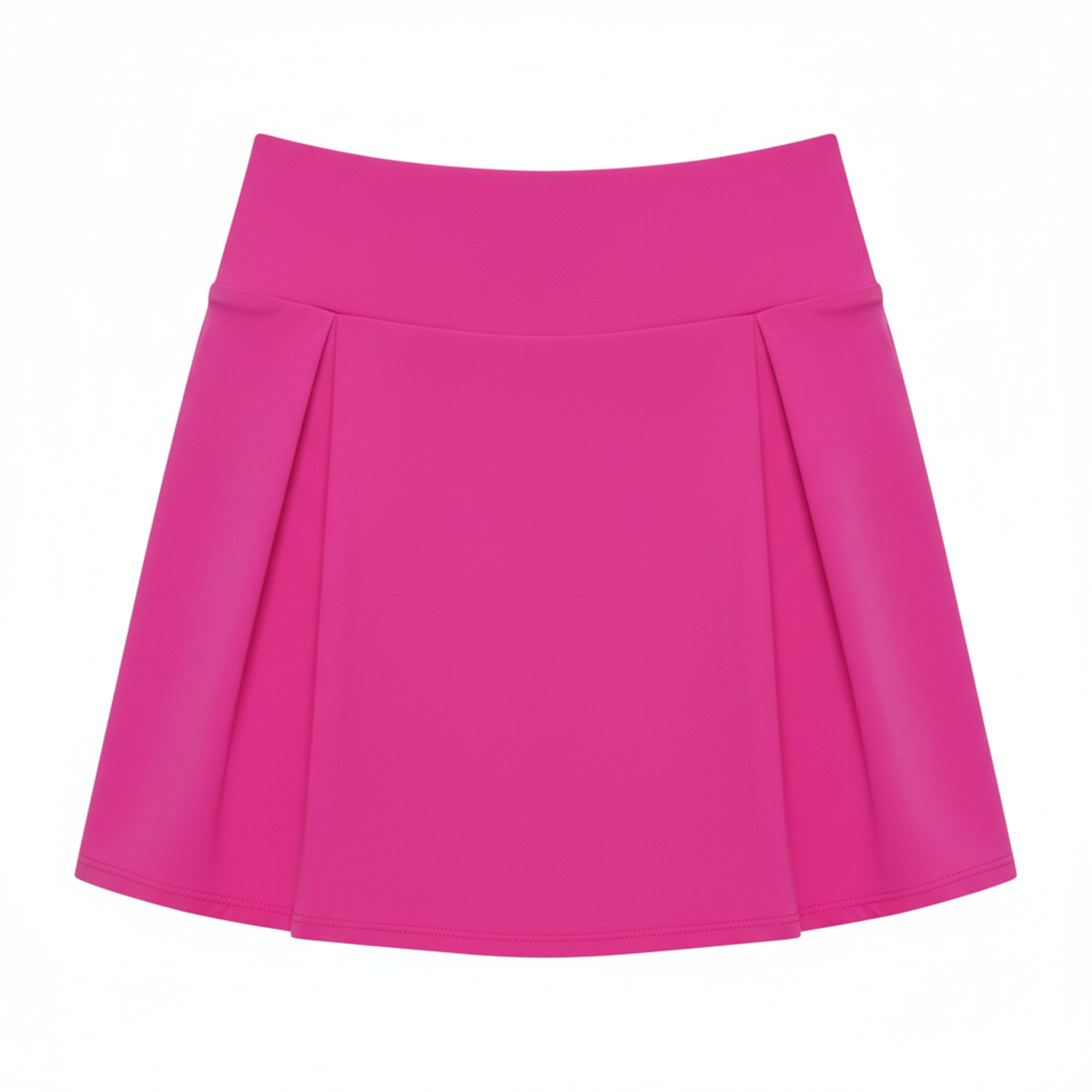 Mini falda-pantalón corta de talle alto para mujer con short integrado y alta elasticidad