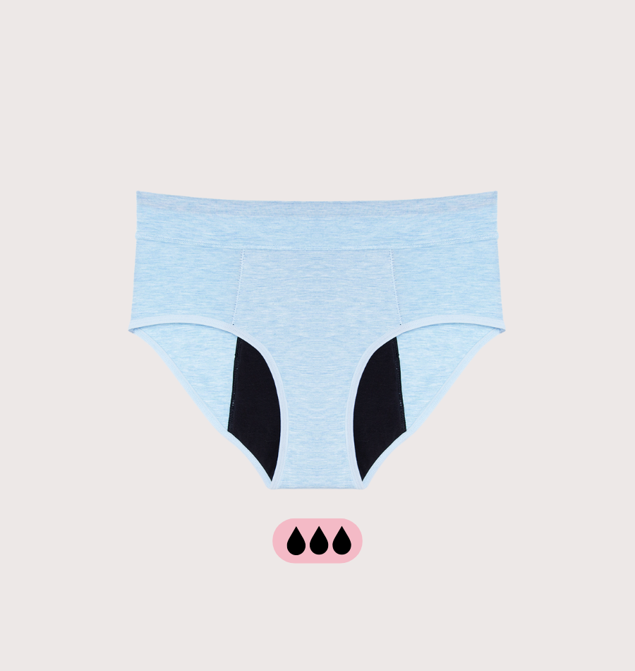Basische absorbierende Menstruations-Culotte für die Periode