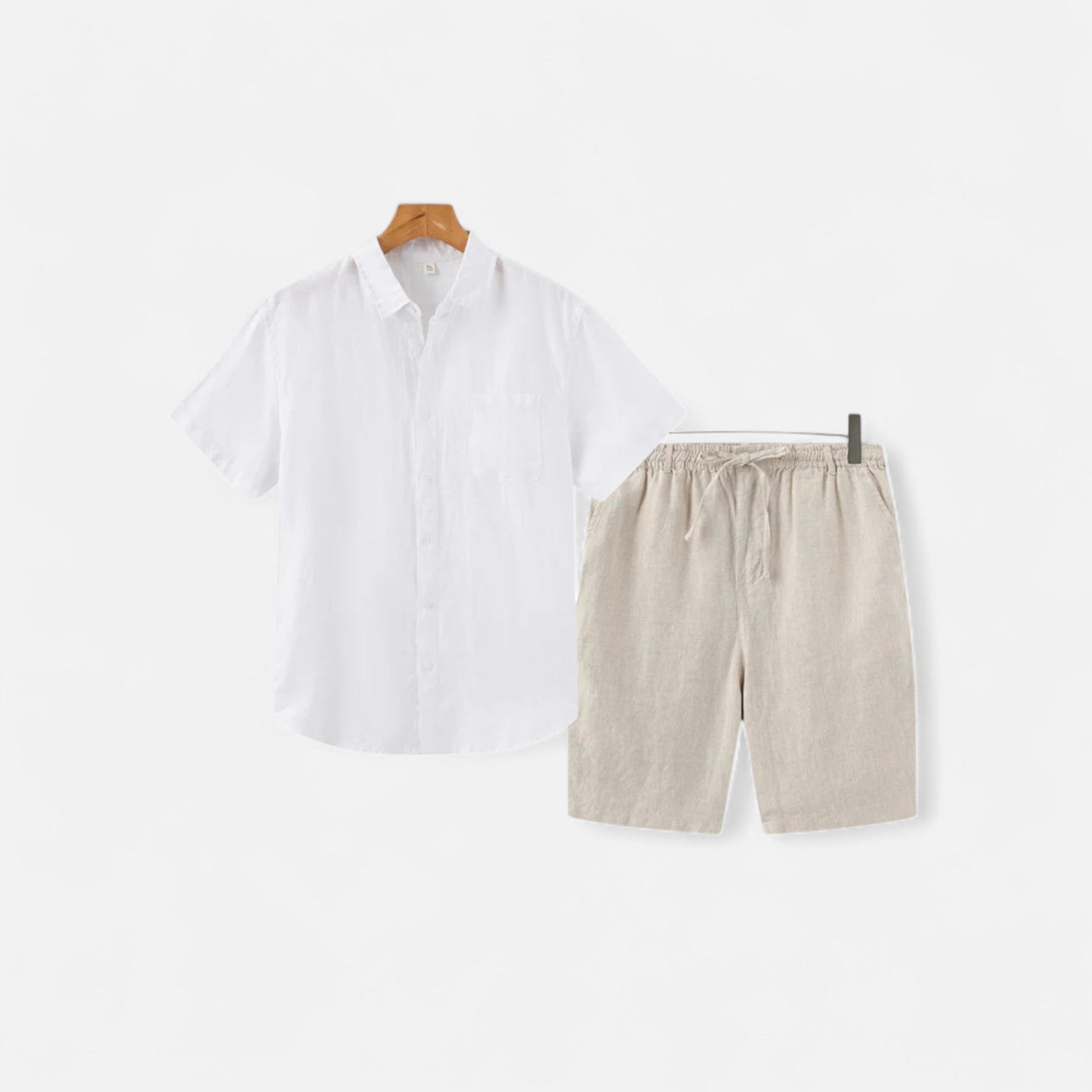 Ancienne Monde | Ensemble en Lin pour Homme – Confort Léger, Élégance Estivale Raffinée