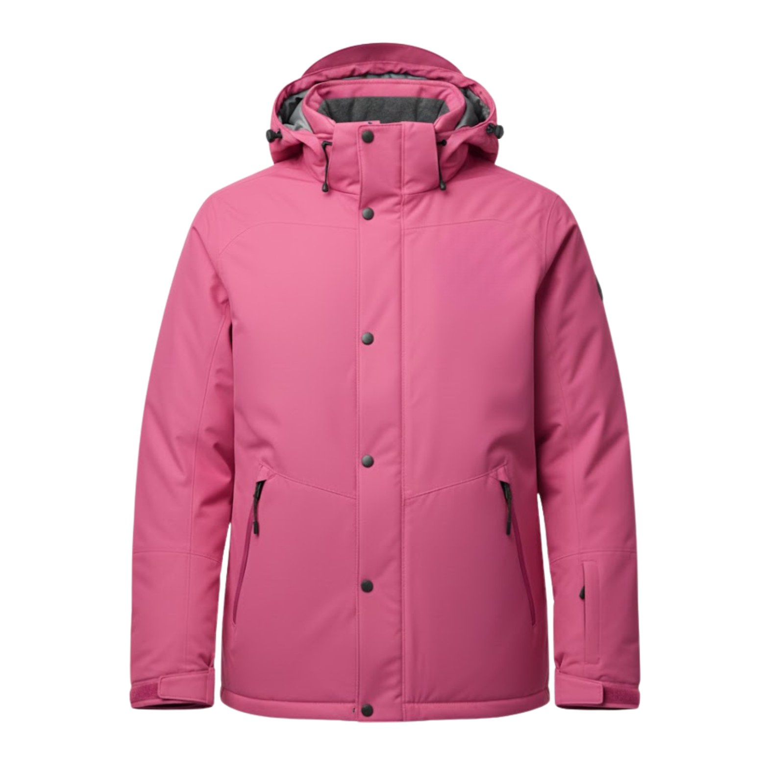 Parka Homem Impermeável e Cortavento com Forro em Pêlo Polar para Esqui