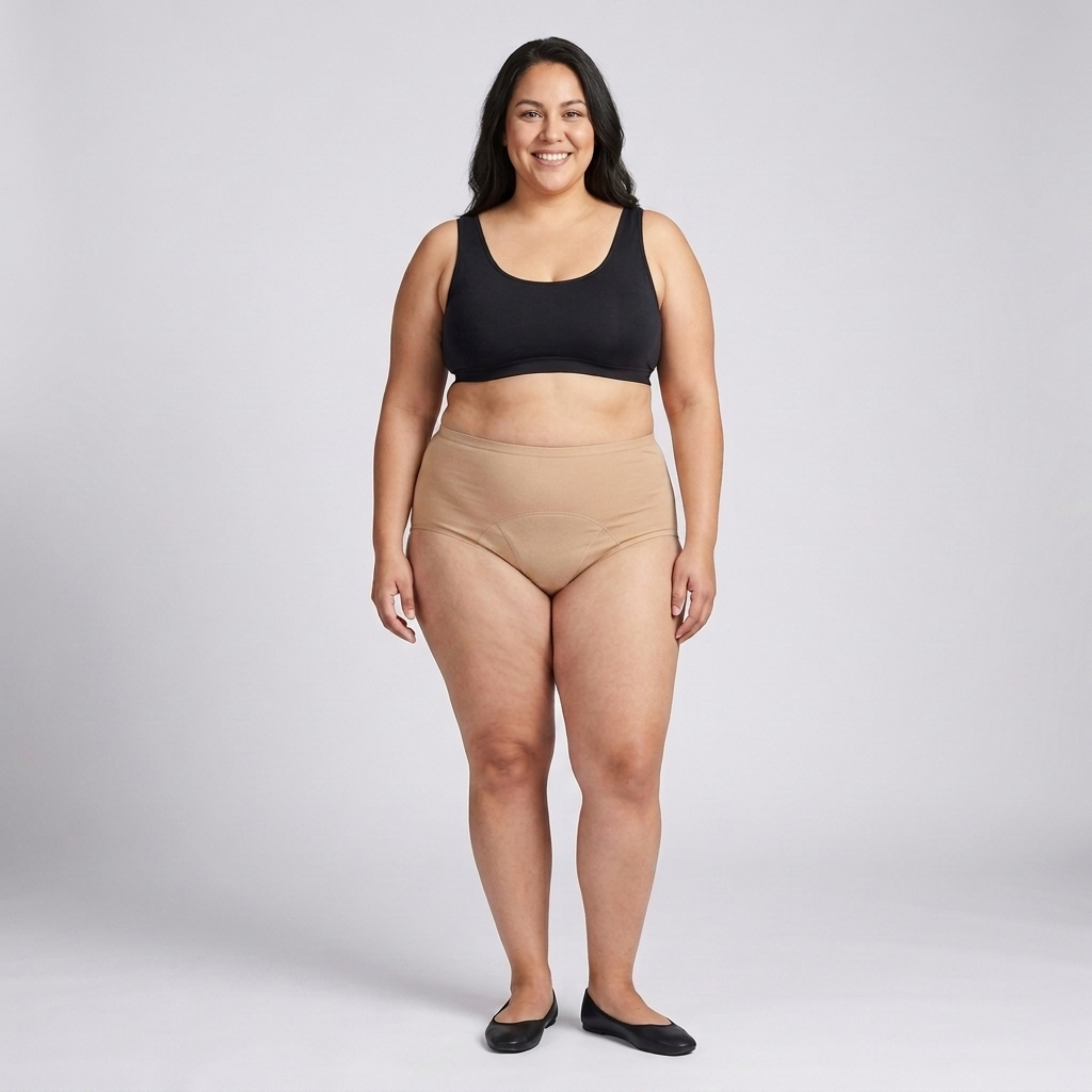 Culotte mestruale taglia grande per donna impermeabile set da 5 slip assorbenti