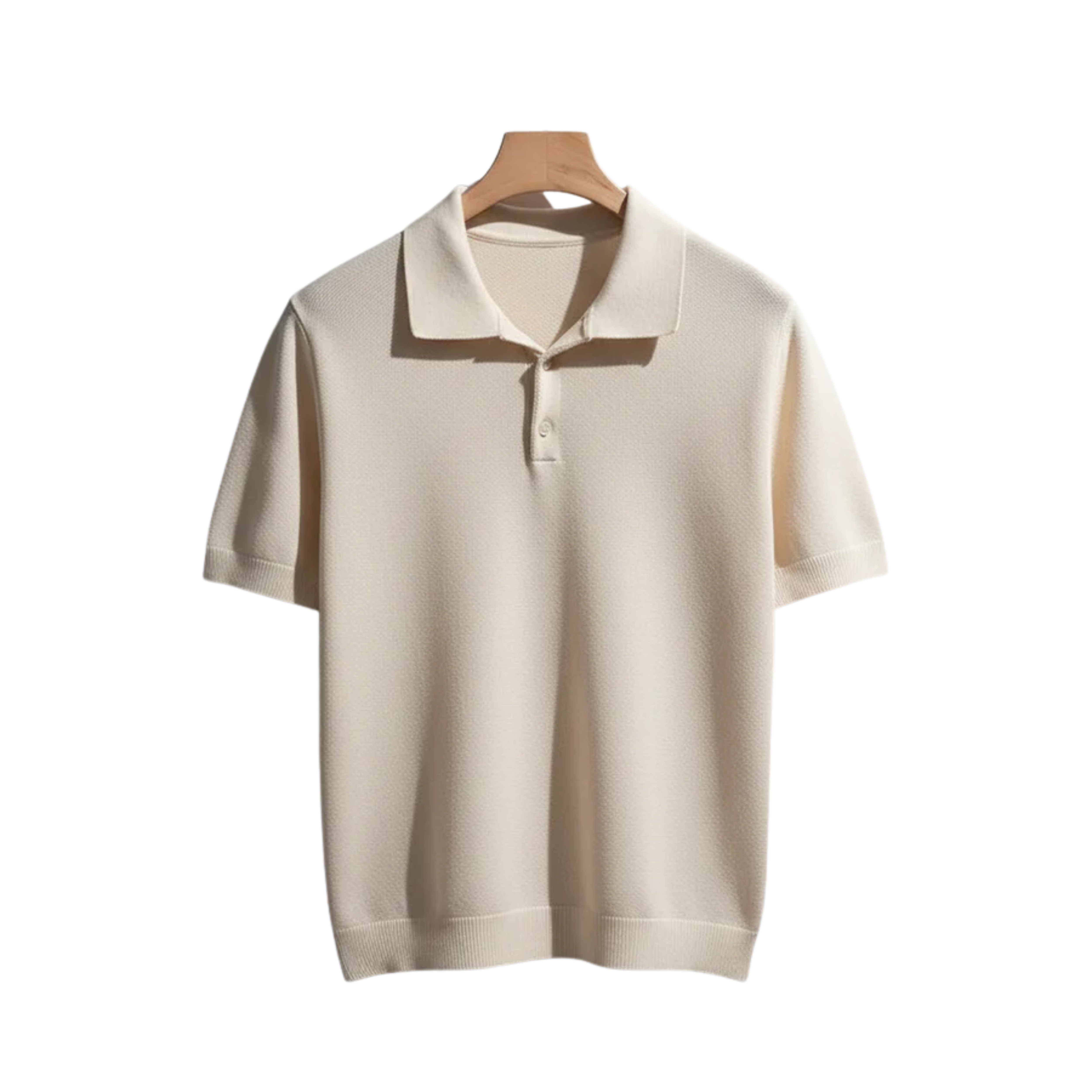 Pánské polo z bavlněného úpletu, slim fit — pohodlné