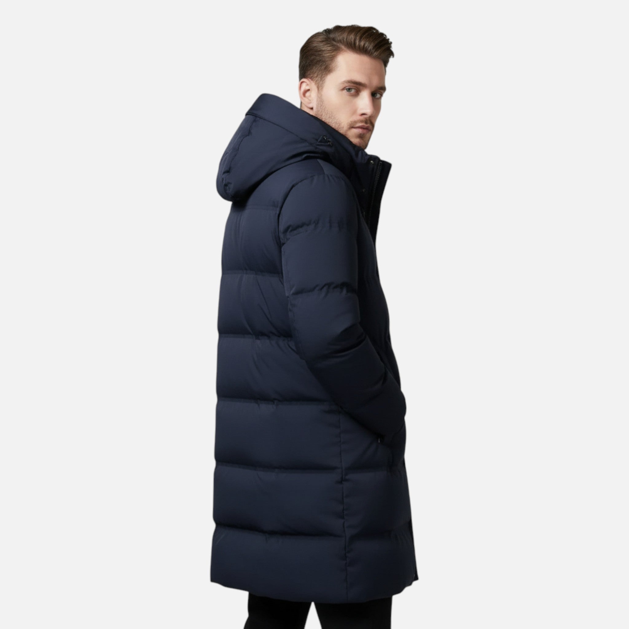 Ancienne Monde | Parka de Invierno Premium para Hombre – Elegancia Aislante con Capucha