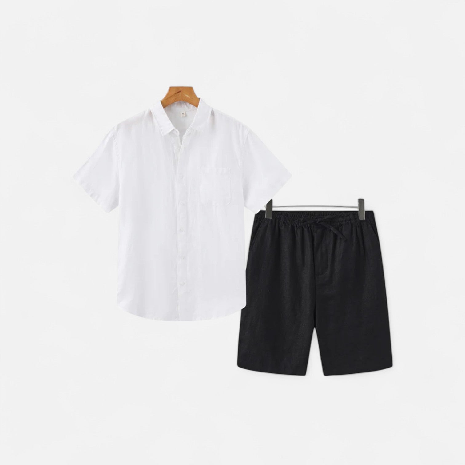 Ancienne Monde | Ensemble en Lin pour Homme – Confort Léger, Élégance Estivale Raffinée