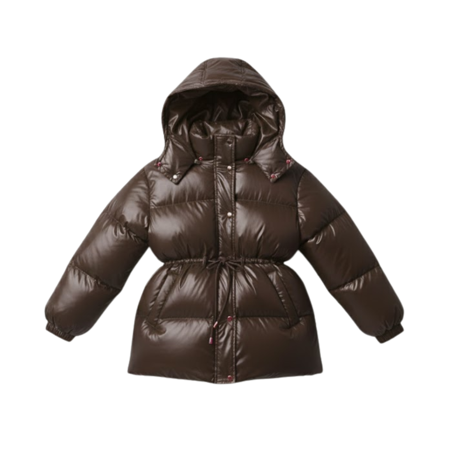 Veste Femme Chaude Épaissie en Coton avec Capuche Amovible