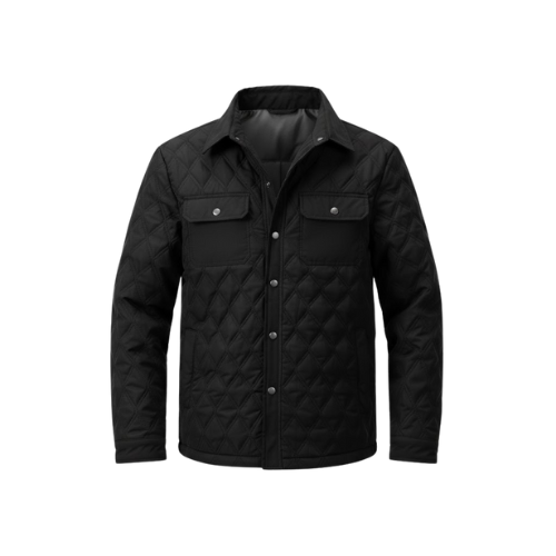 Cardigan da uomo in pile soffice a quadri diamante