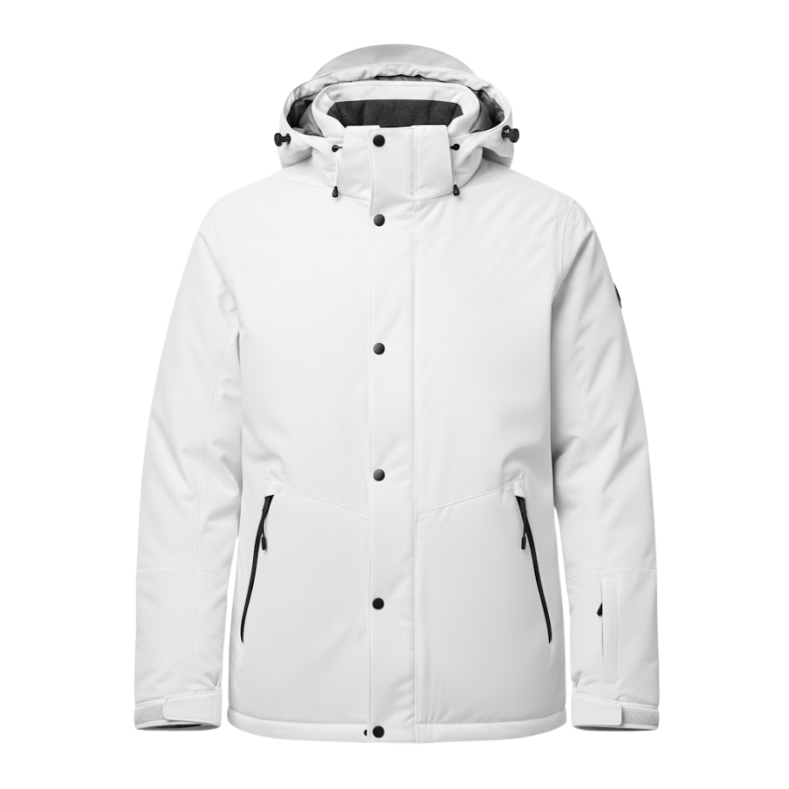 Parka Homem Impermeável e Cortavento com Forro em Pêlo Polar para Esqui