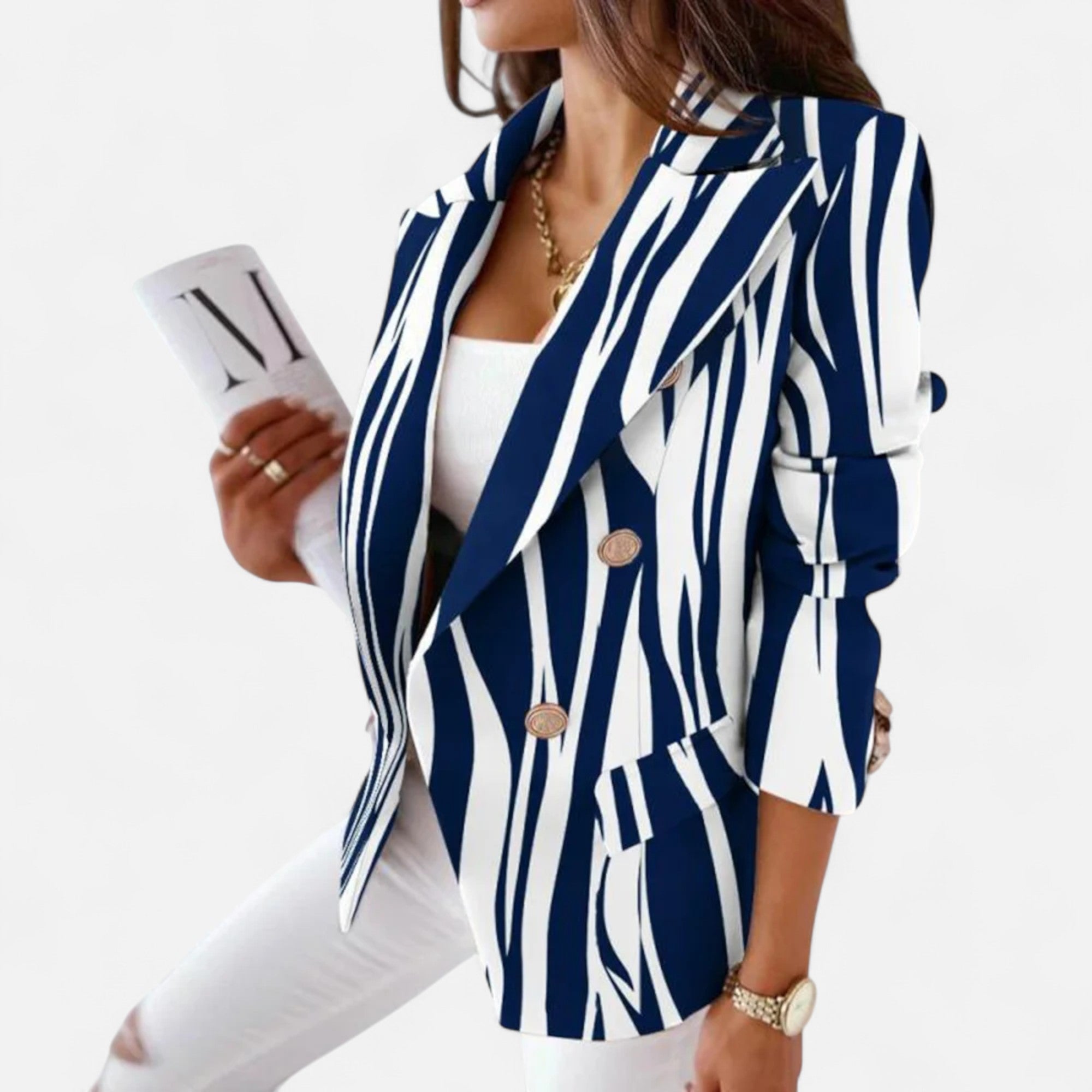 Ancienne Monde | Veste Femme Tailleur Élégance Structurée