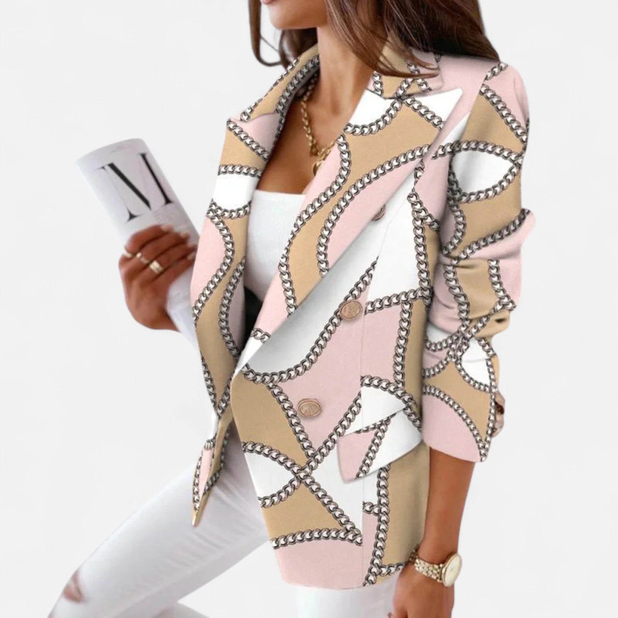 Ancienne Monde | Veste Femme Tailleur Élégance Structurée