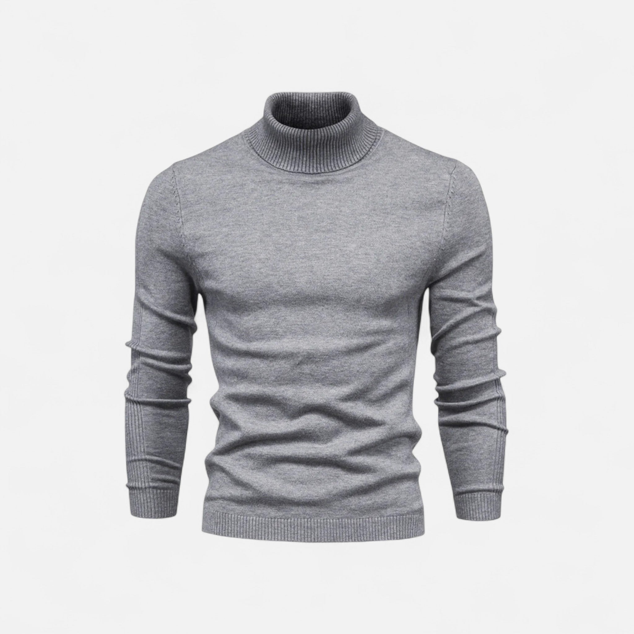 Ancienne Monde | Pull Col Roulé Homme en Coton Premium