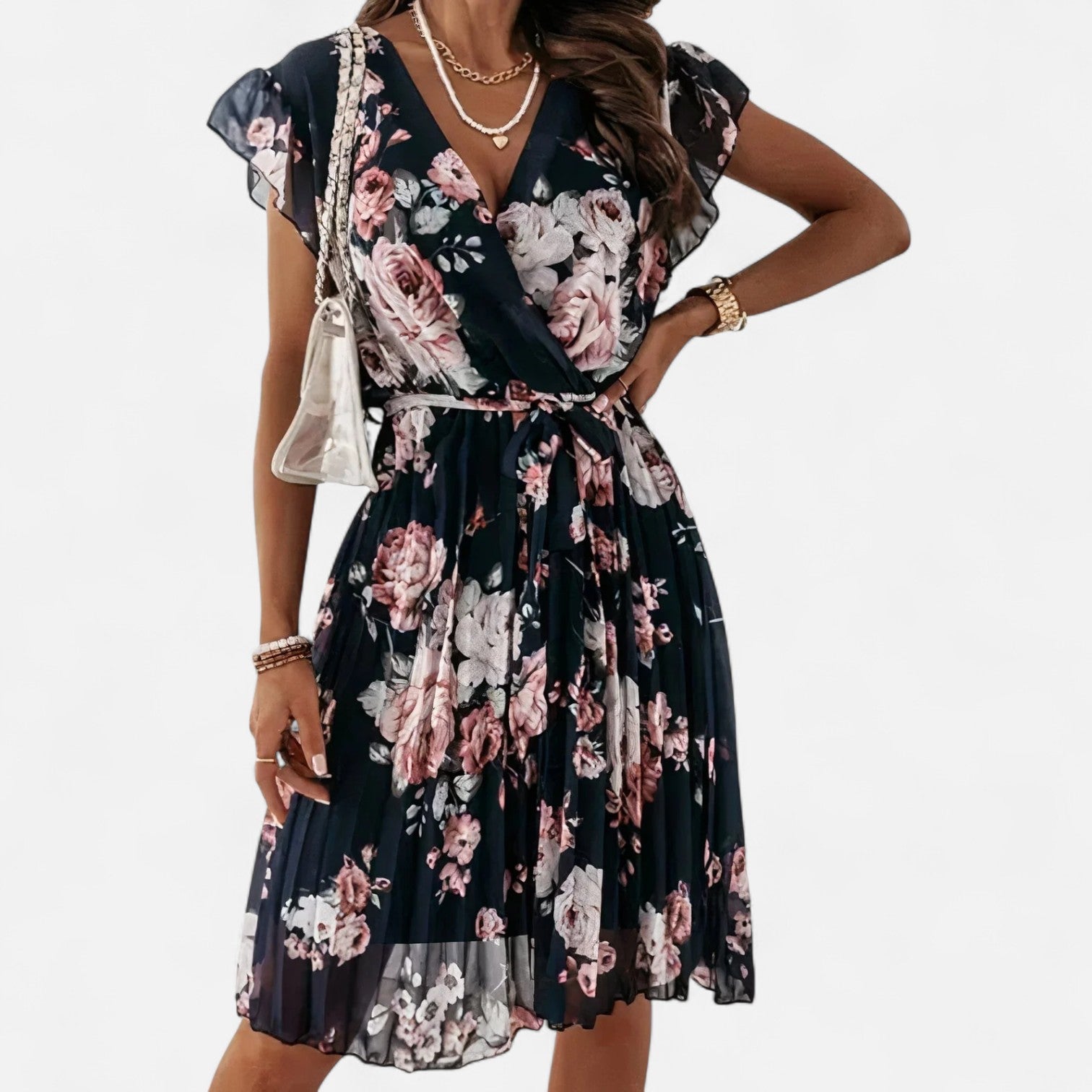 Ancienne Monde | Robe Élégante Femme – Silhouette Intemporelle, Détails Raffinés