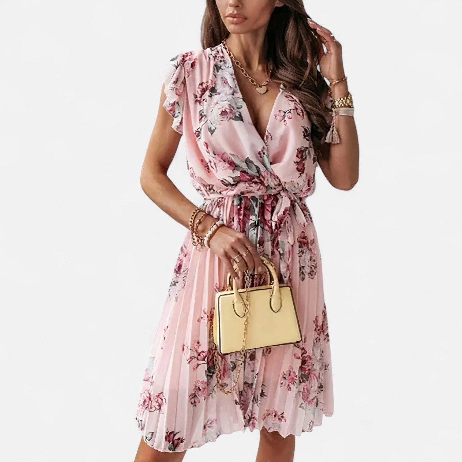Ancienne Monde | Robe Élégante Femme – Silhouette Intemporelle, Détails Raffinés