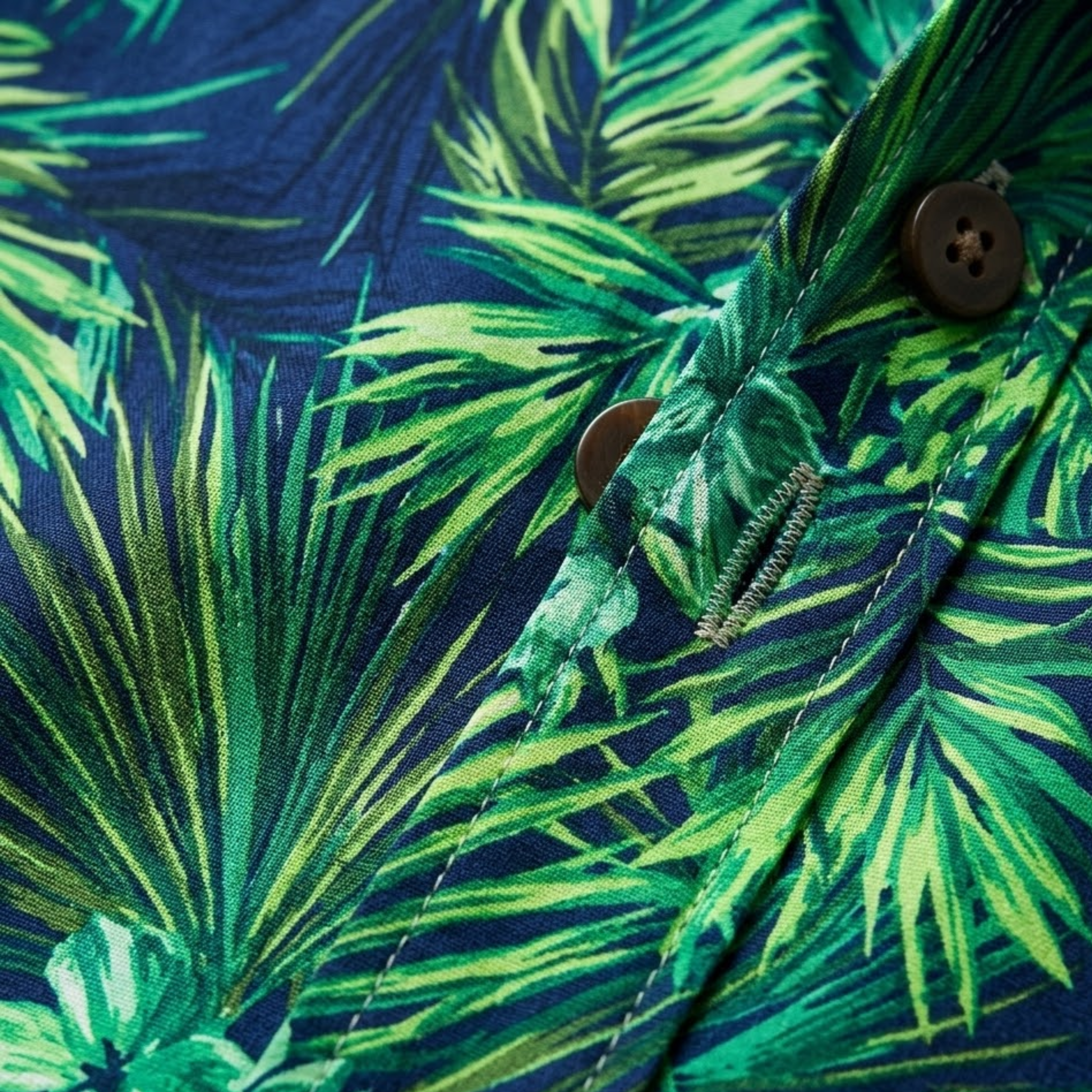 Camisa hawaiana para hombre de manga corta con estampado floral